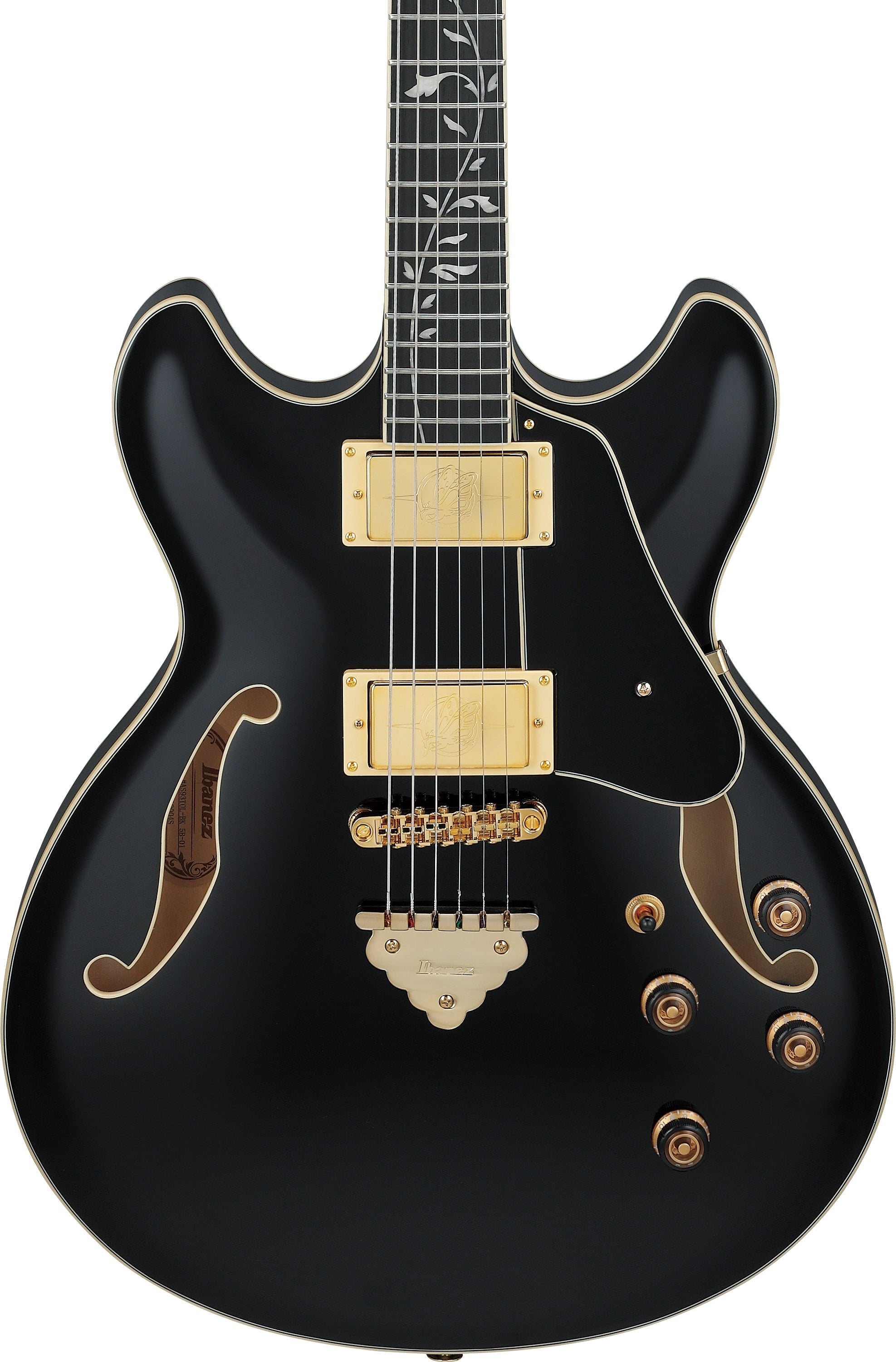 Ibanez Electric Guitar - AS Artcore Expressionist 6str Electric Guitar - Black - AS93SPBK