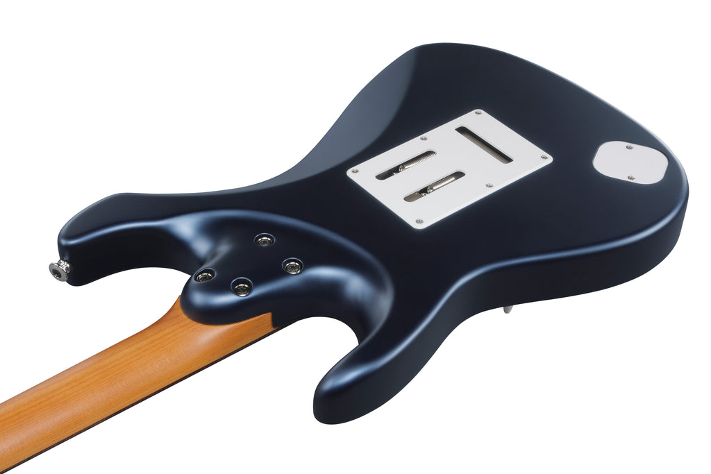 Ibanez Electric Guitar - AZ Prestige 6str Electric Guitar w/Case - Dark Tide Blue Flat - AZ2203NTDBF