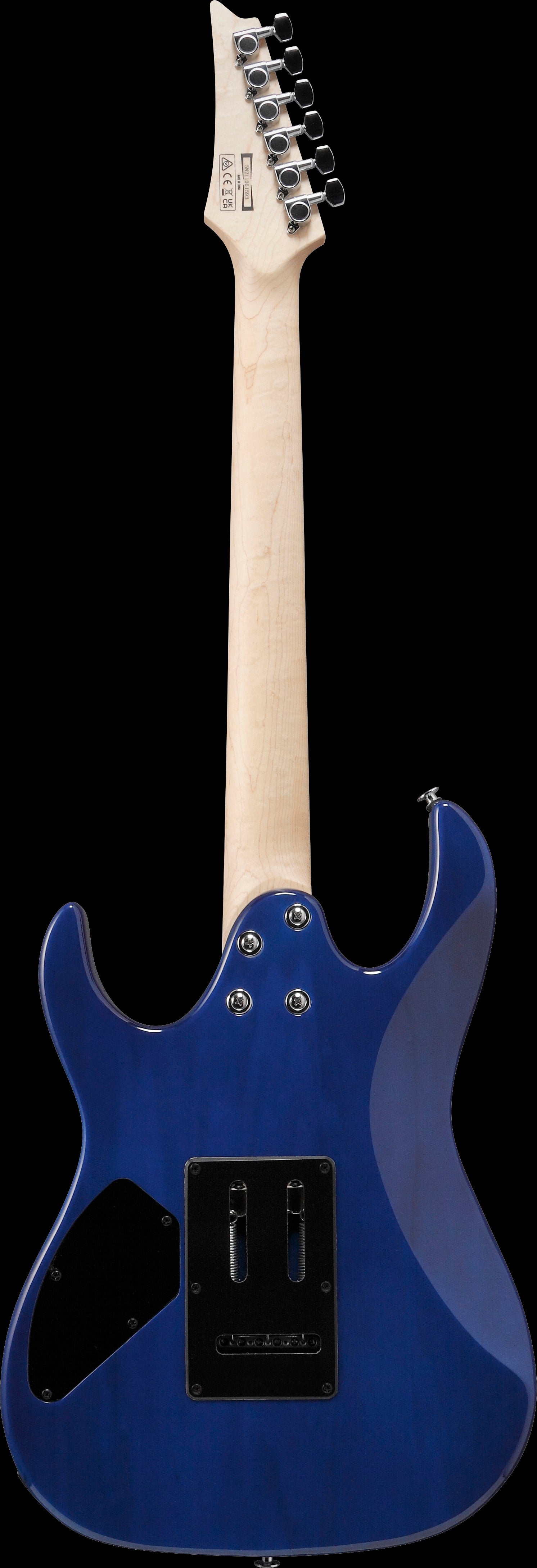Ibanez Electric Guitar - GIO RX 6str Electric Guitar - Transparent Blue Burst - GRX70QATBB