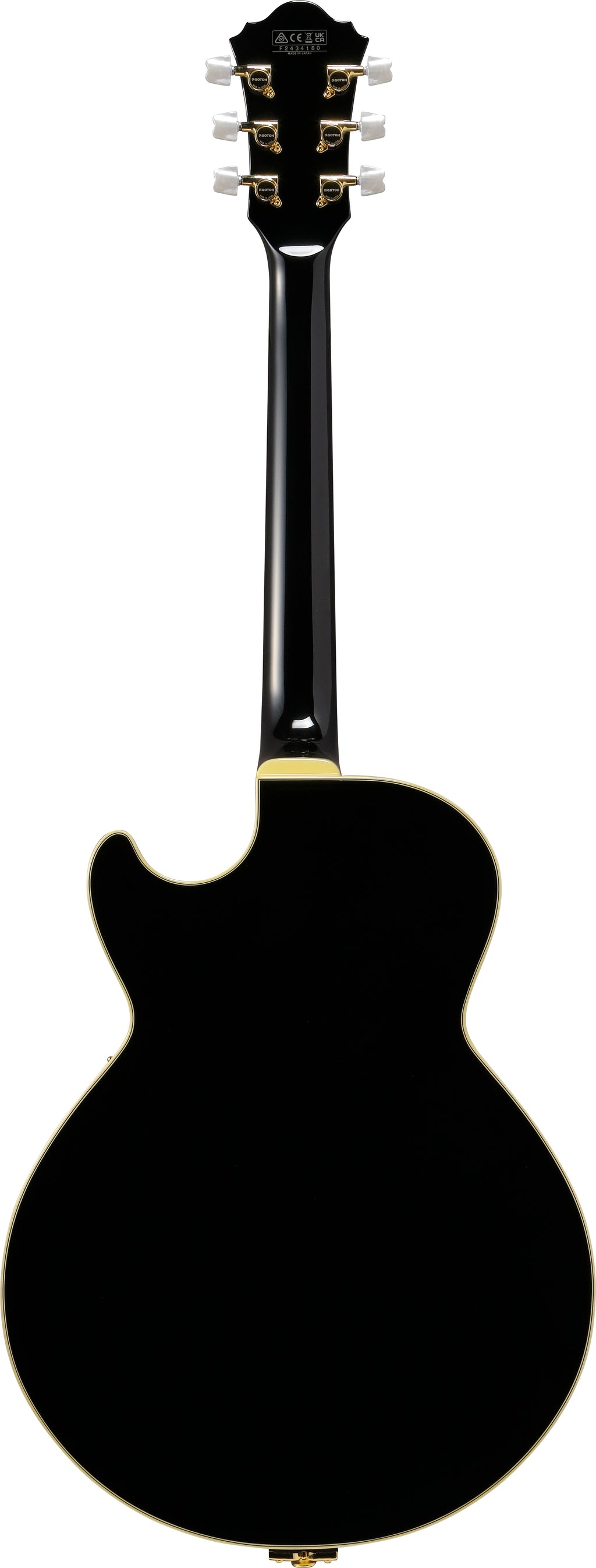 Ibanez Electric Guitar - George Benson Signature 6str Electric Guitar w/Case - Black - GB10BK