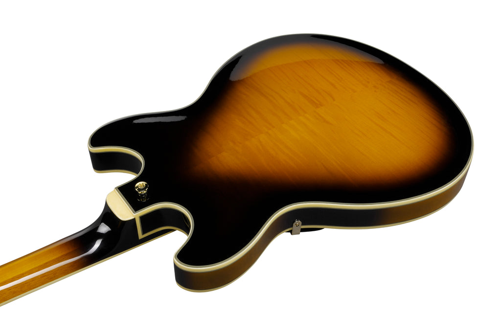Ibanez Electric Guitar - John Scofield Signature  6str Electric Guitar w/Case - Vintage Yellow Sunburst - JSM10VYS