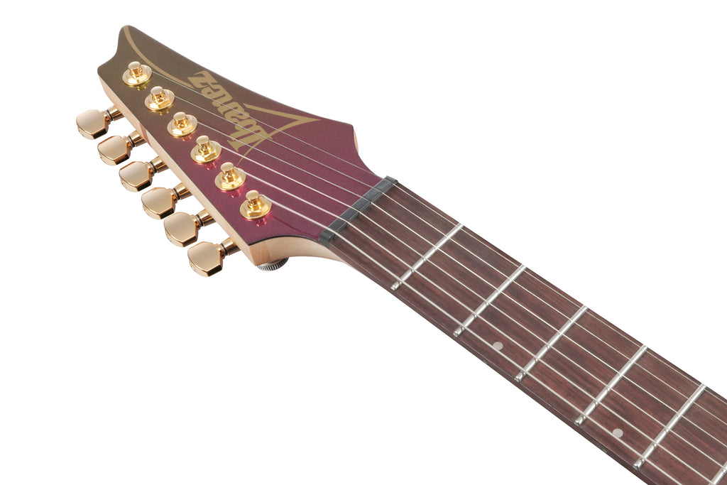Ibanez Electric Guitar - S Axe Design Lab Multi-scale 6str Electric Guitar - Rose Gold Chameleon - SML721RGC