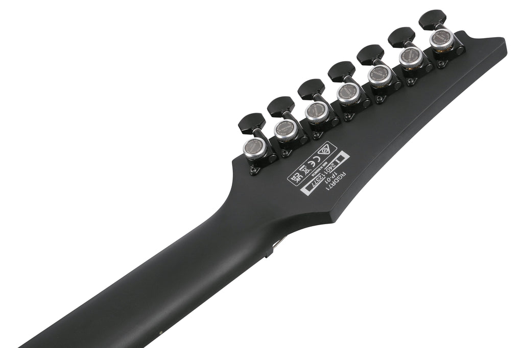 Ibanez Electric Guitar - RGD Iron Label 7str Electric Guitar - Black - RGDRB71BKF