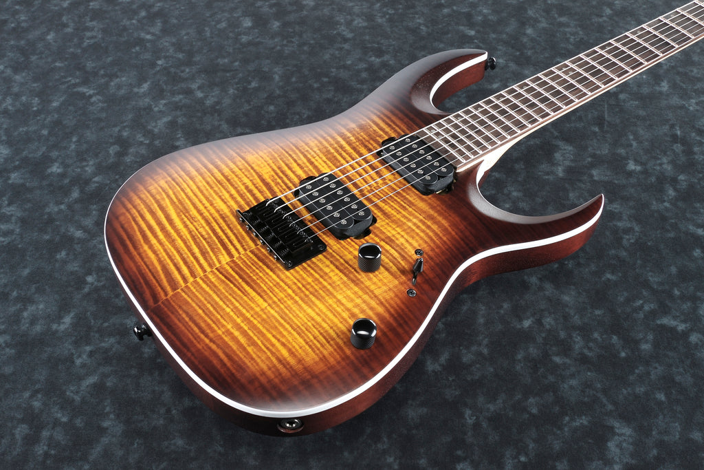 Ibanez Electric Guitar - RGA Standard 6str Electric Guitar - Dragon Eye Burst Flat - RGA42FMDEF