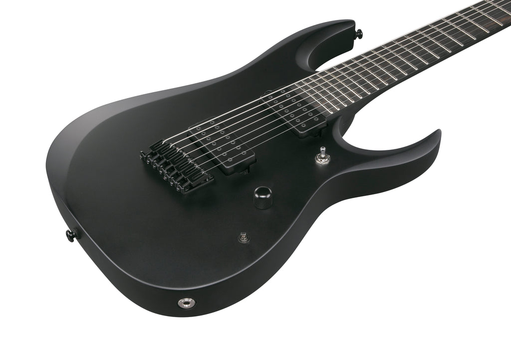 Ibanez Electric Guitar - RGD Iron Label 7str Electric Guitar - Black - RGDRB71BKF