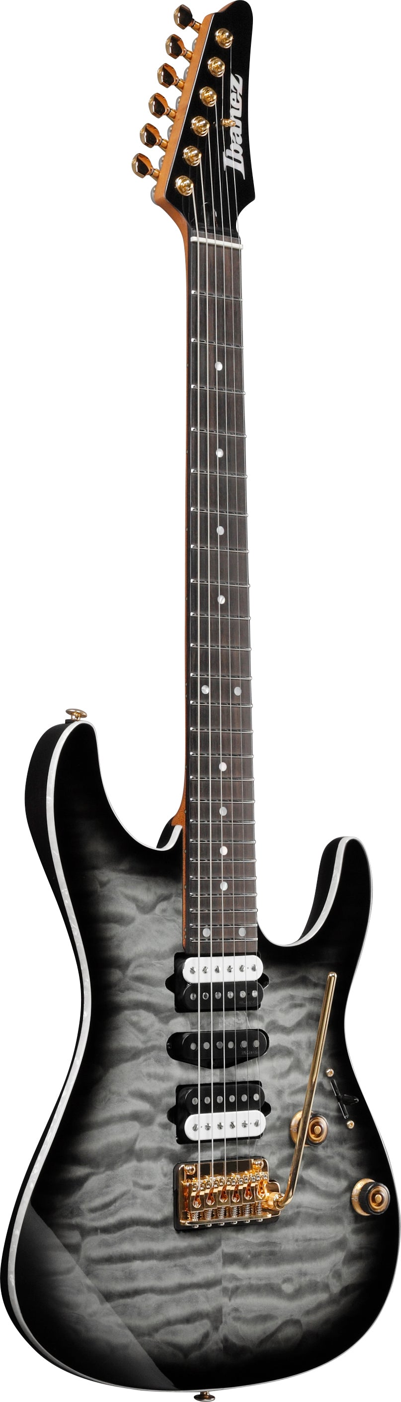 Ibanez Electric Guitar - AZ Premium 6str Electric Guitar - Black Ice Burst - AZ47P1QMBIB