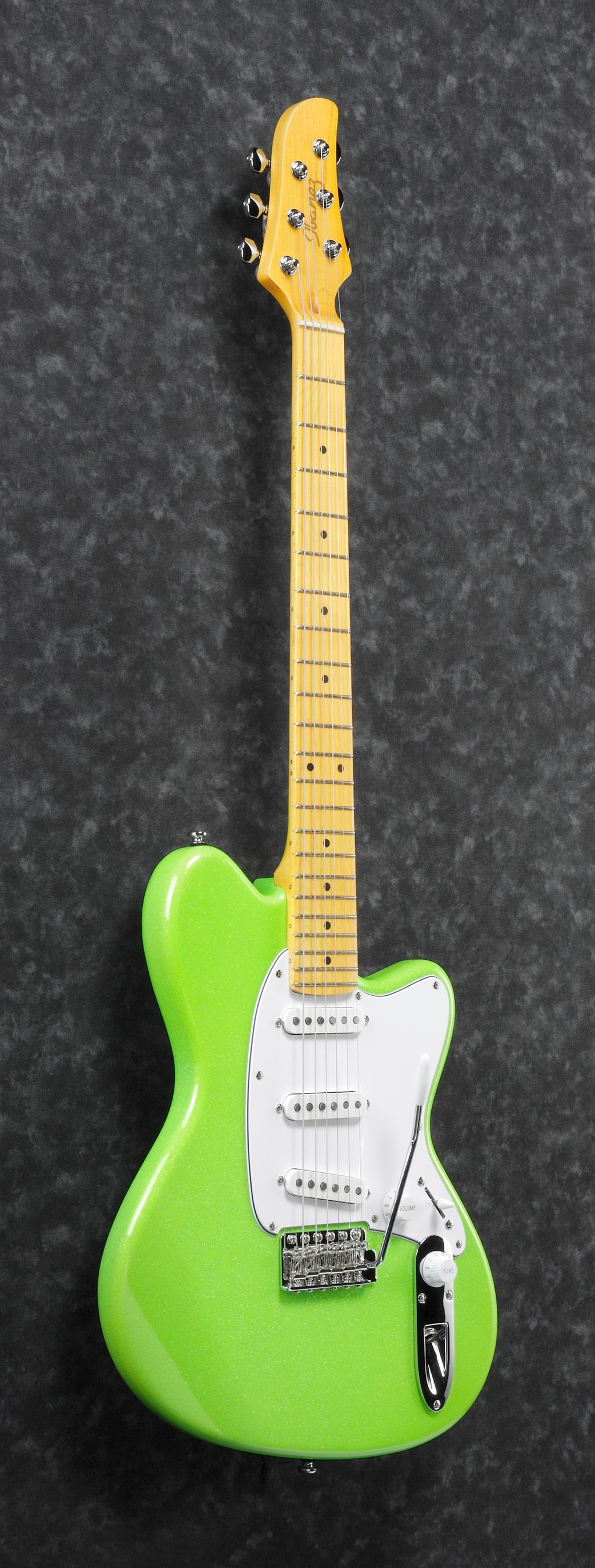 Ibanez Electric Guitar - Yvette Young Signature 6str Electric Guitar - Slime Green Sparkle - YY10SGS