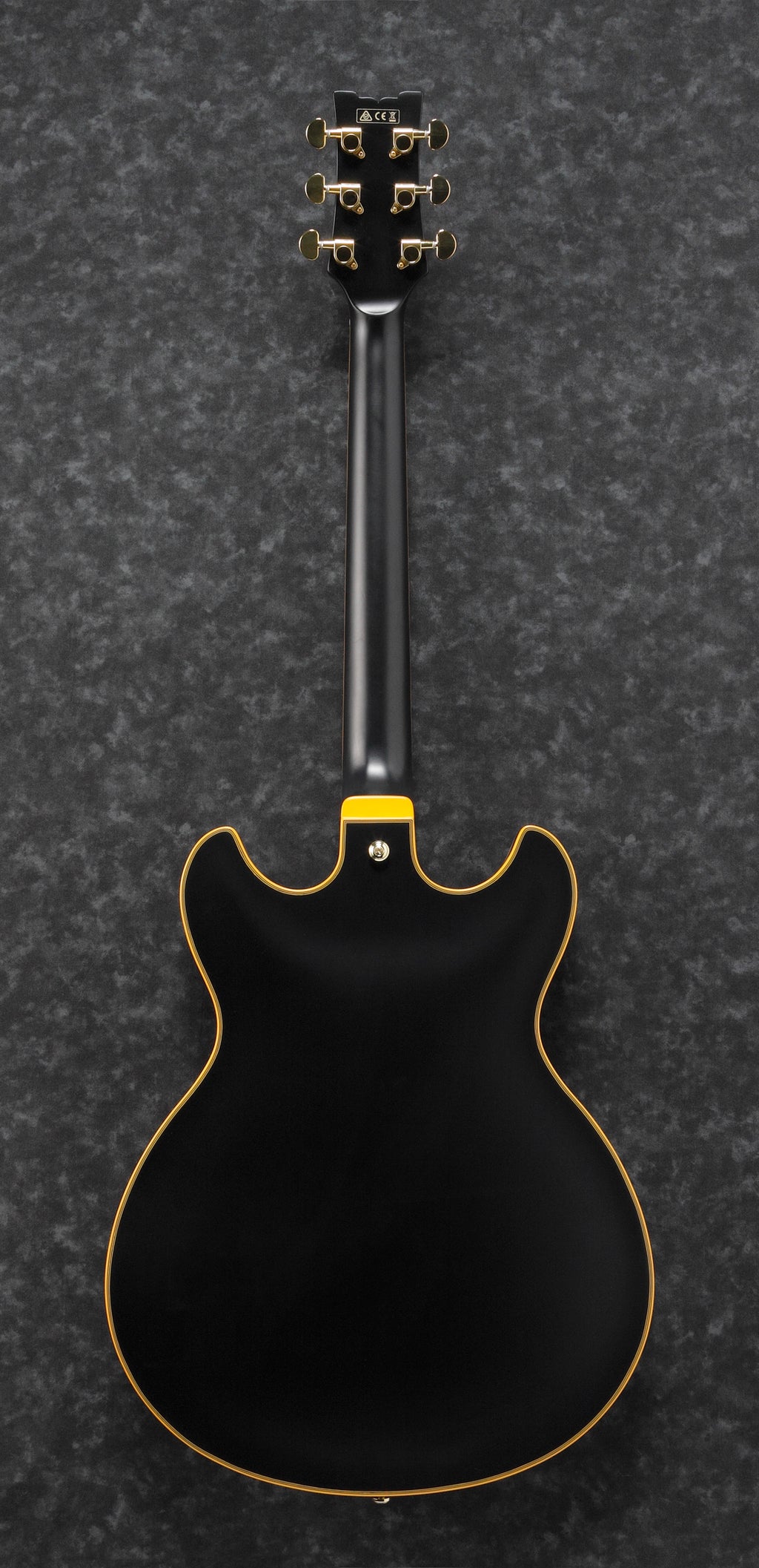 Ibanez Electric Guitar - John Scofield Signature 6str Electric Guitar w/Case - Black Low Gloss - JSM20BKL