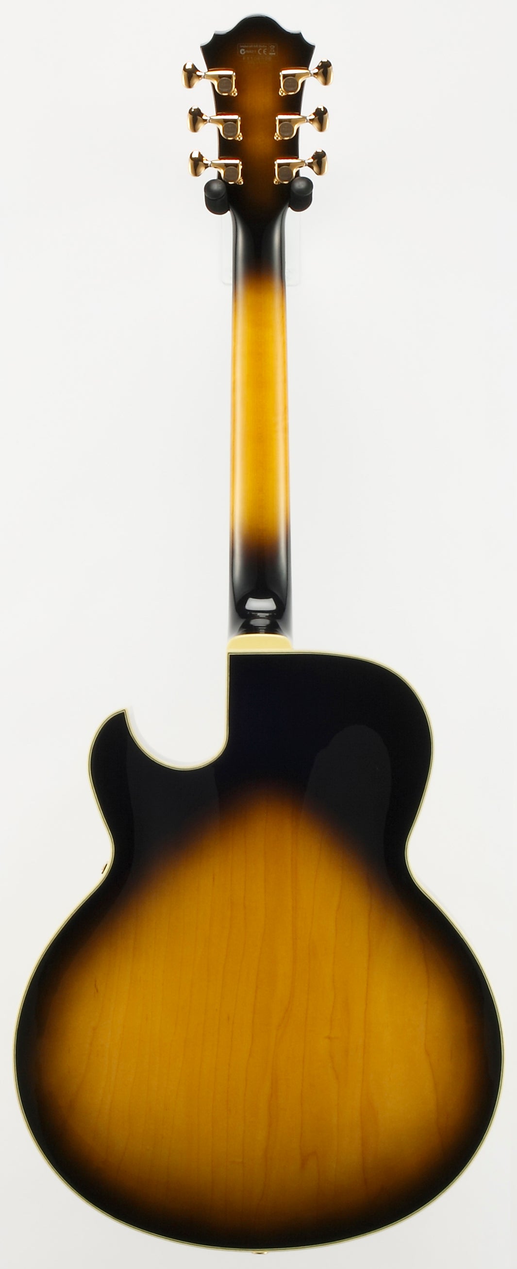 Ibanez Electric Guitar - George Benson Signature 6str Electric Guitar w/Case - Vintage Yellow Sunburst - LGB300VYS
