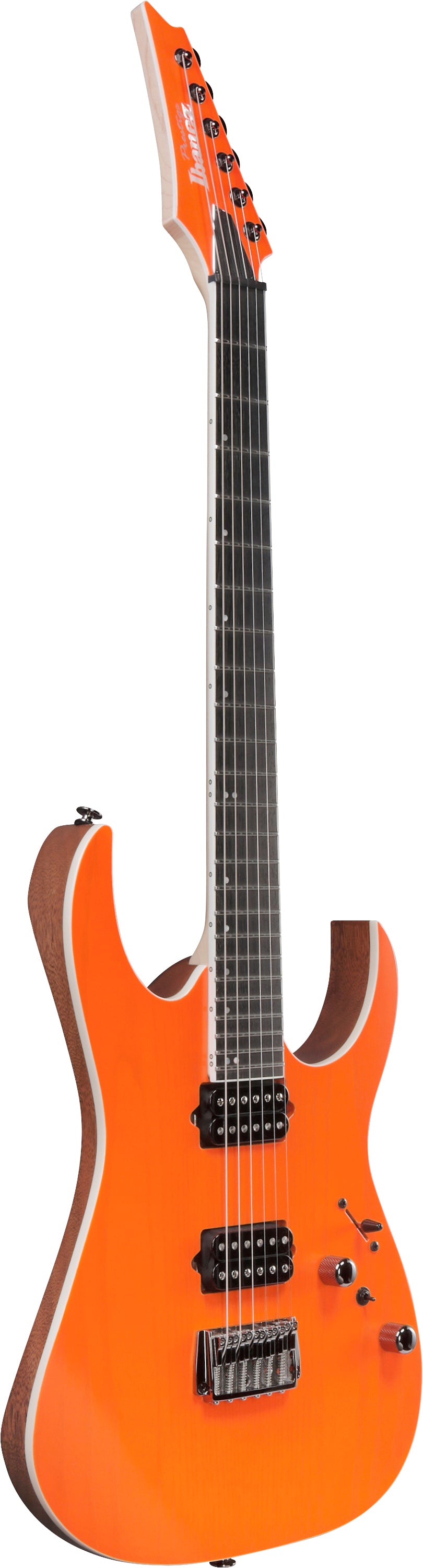 Ibanez Electric Guitar - RG Prestige 6str Electric Guitar w/Case - Transparent Fluorescent Orange - RGR5221TFR