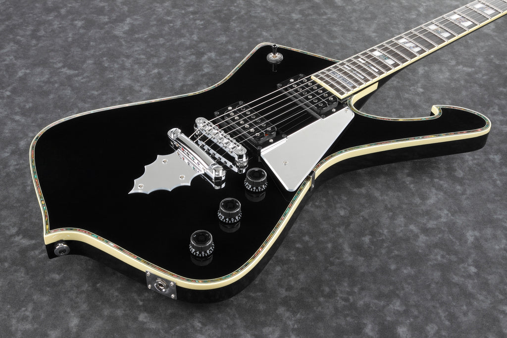 Ibanez Electric Guitar - Paul Stanley Signature 6str Electric Guitar w/Case - Black - PS10BK