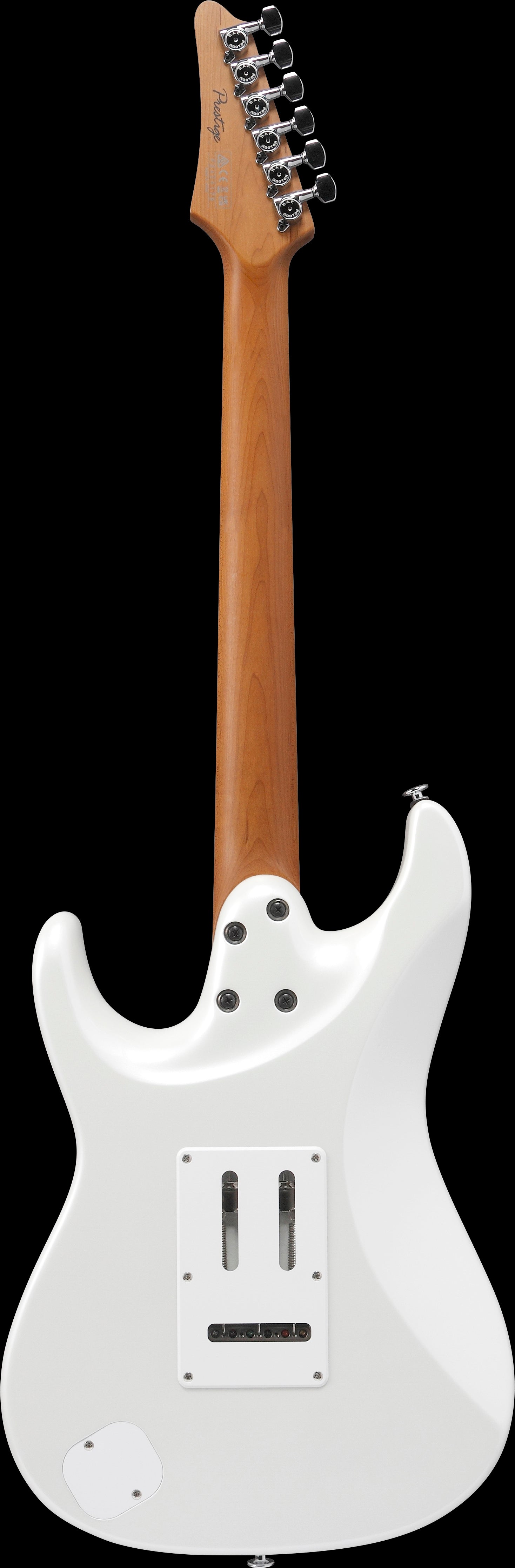 Ibanez Electric Guitar - AZ Prestige 6str Electric Guitar w/Case - Pearl White - AZ2204PW