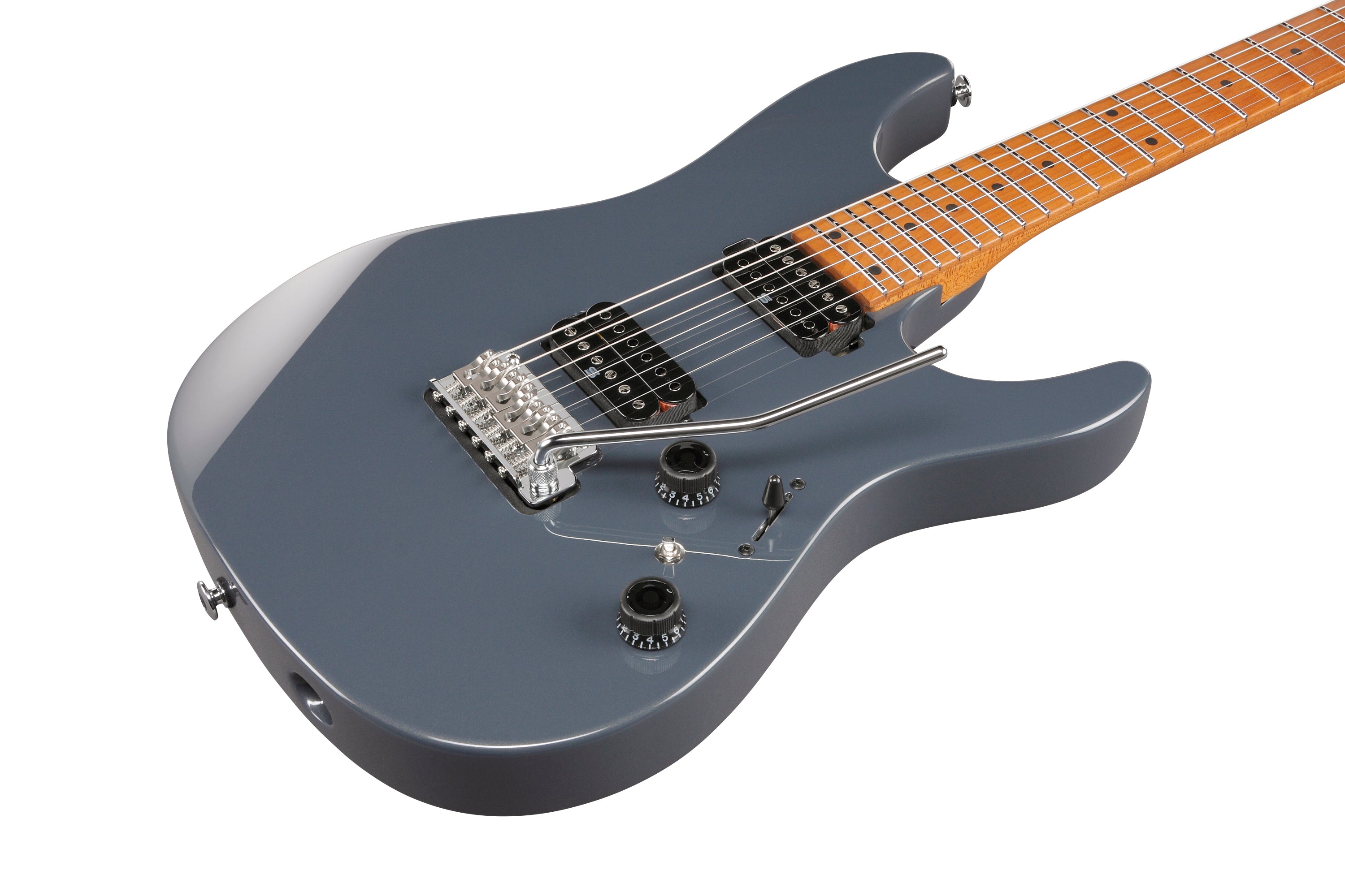 Ibanez Electric Guitar - AZ Prestige 6str Electric Guitar w/Case - Gray Metallic - AZ2402GRM