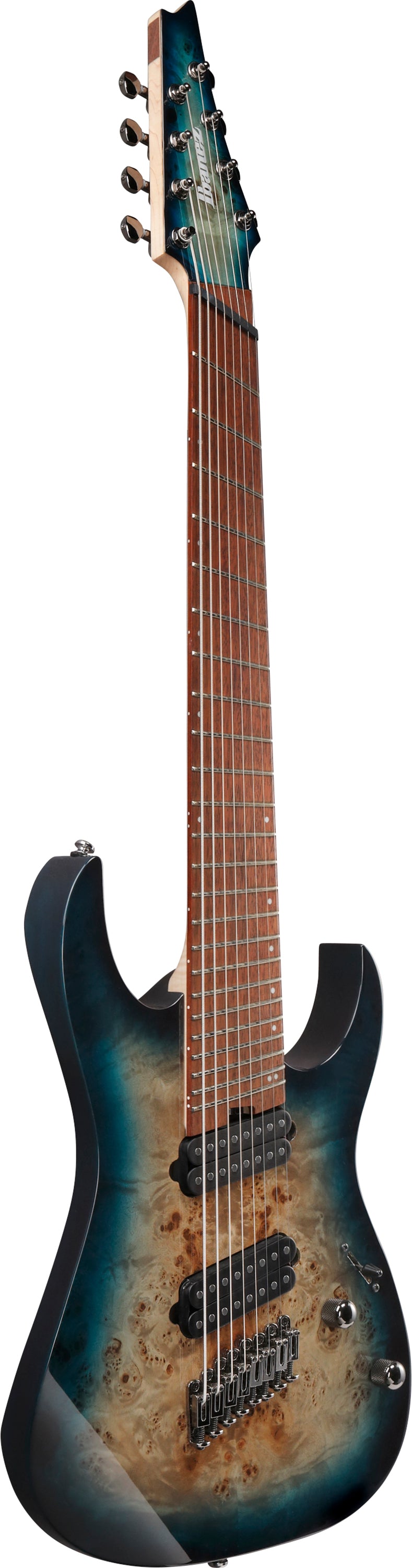 Ibanez Electric Guitar - RG Multi Scale 8str Electric Guitar - Cosmic Blue Starburst - RGMS8PBCBS