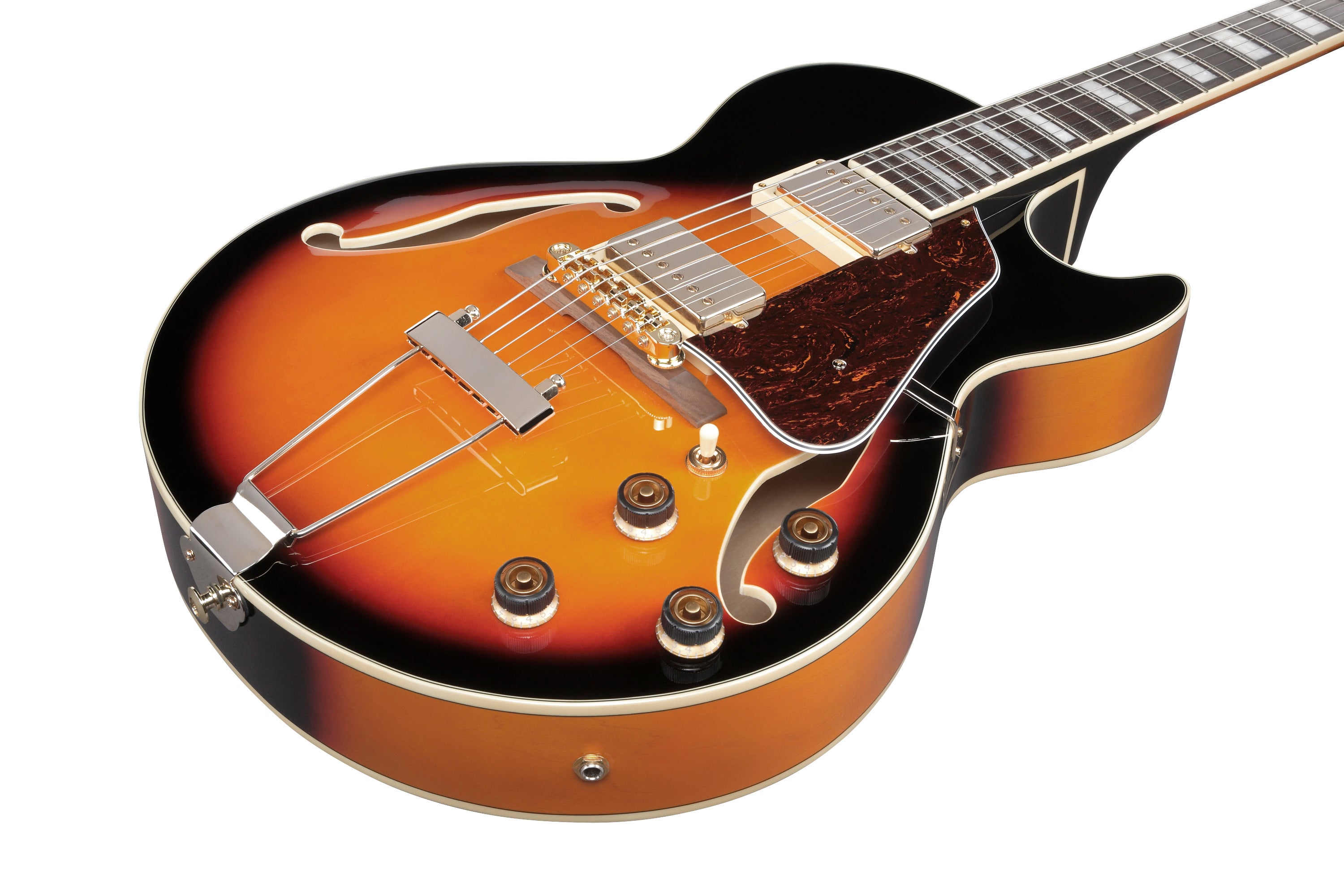 Ibanez Electric Guitar - AG Artcore Full-hollow Electric Guitar - Brown Sunburst - AG75GBS