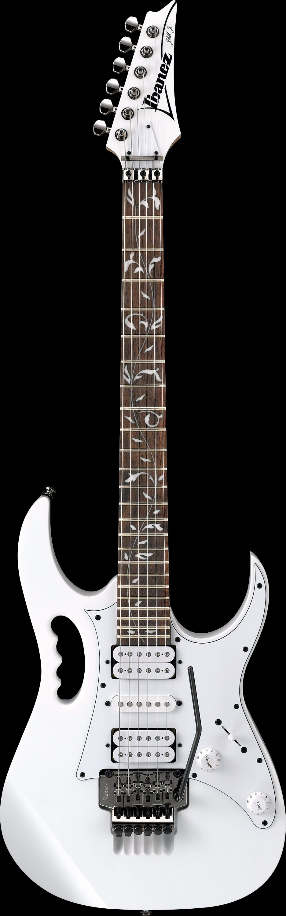 Ibanez Electric Guitar - Steve Vai Signature 6str Electric Guitar - White - JEMJRWH