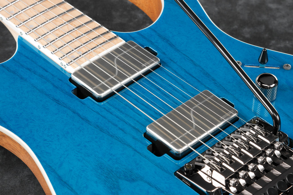 Ibanez Electric Guitar - RG Prestige 6str Electric Guitar w/Case - Frozen Ocean - RG5120MFCN