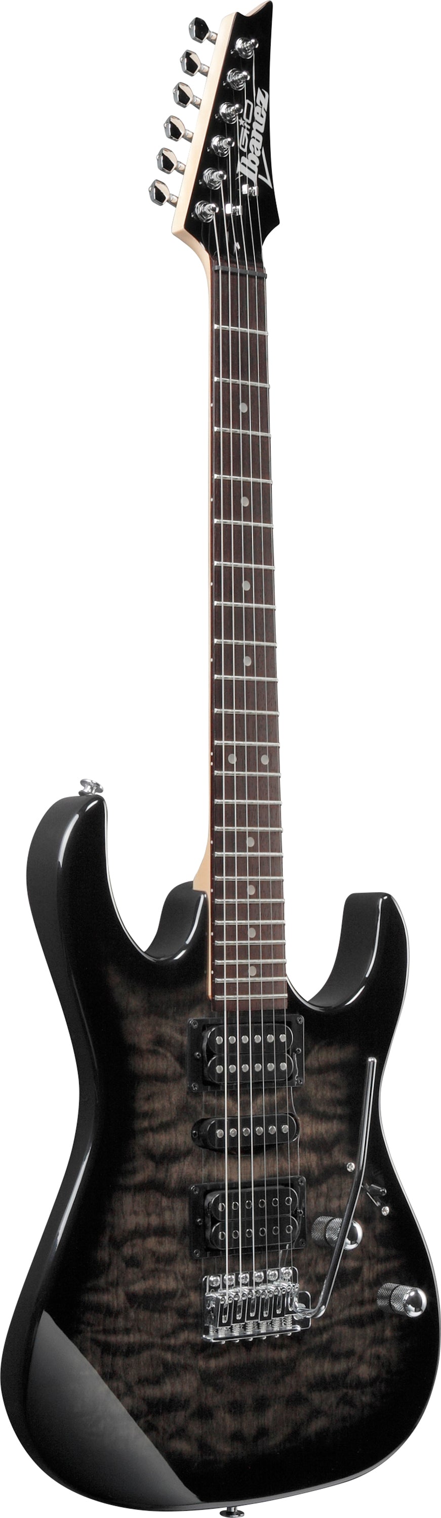 Ibanez Electric Guitar - GIO RX 6str Electric Guitar - Transparent Black Sunburst - GRX70QATKS