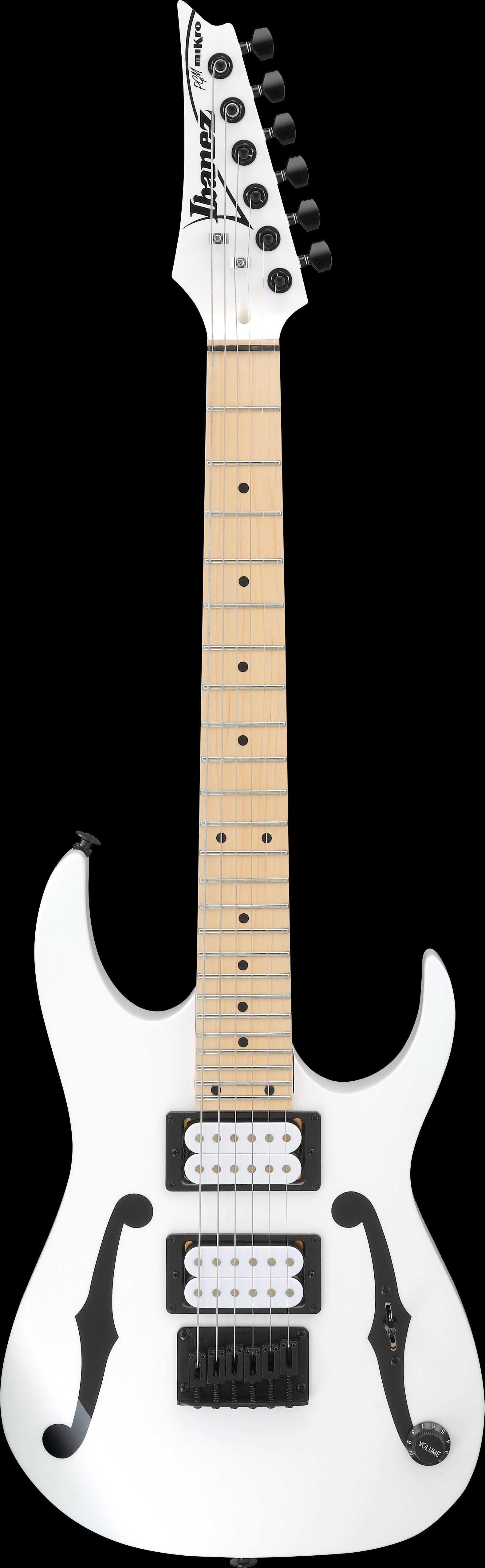 Ibanez Electric Guitar - Paul Gilbert Signature 6str Electric Guitar (22.2" scale) - White - PGMM31WH