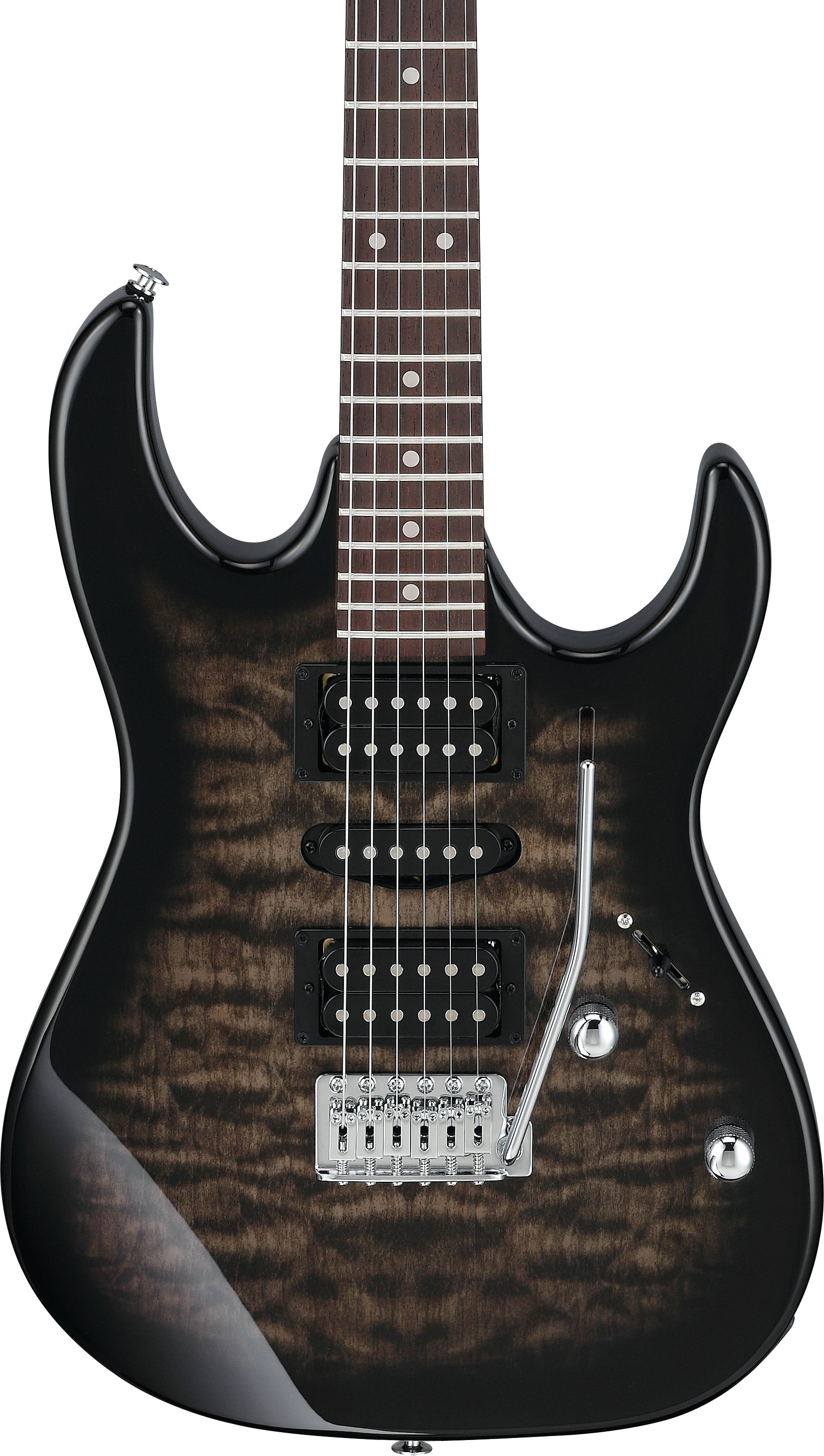 Ibanez Electric Guitar - GIO RX 6str Electric Guitar - Transparent Black Sunburst - GRX70QATKS