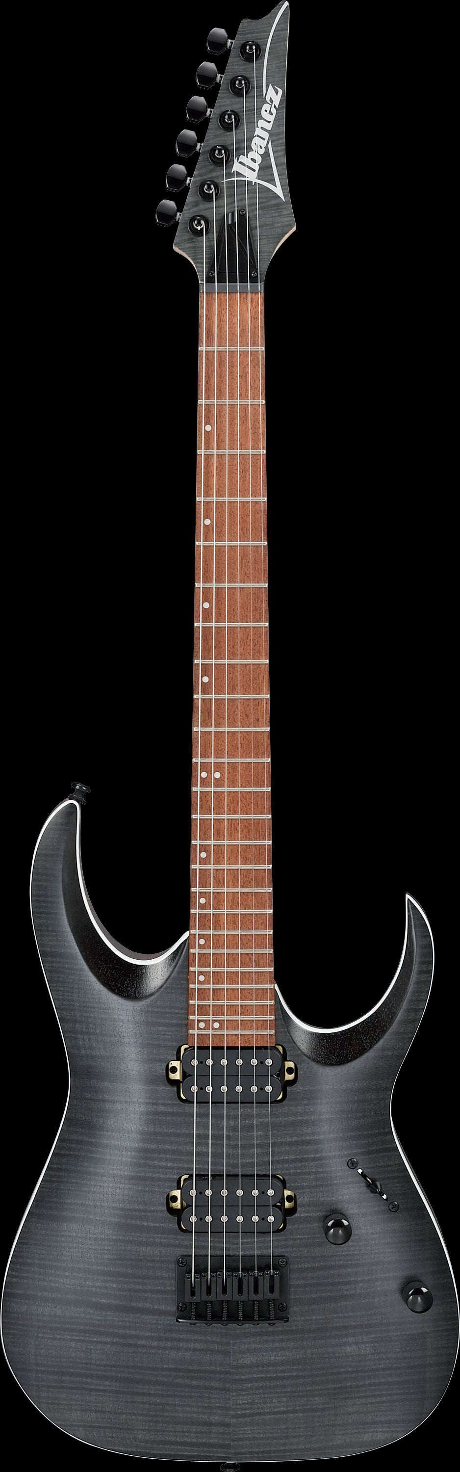 Ibanez Electric Guitar - RGA Standard 6str Electric Guitar - Transparent Gray Flat - RGA42FMTGF