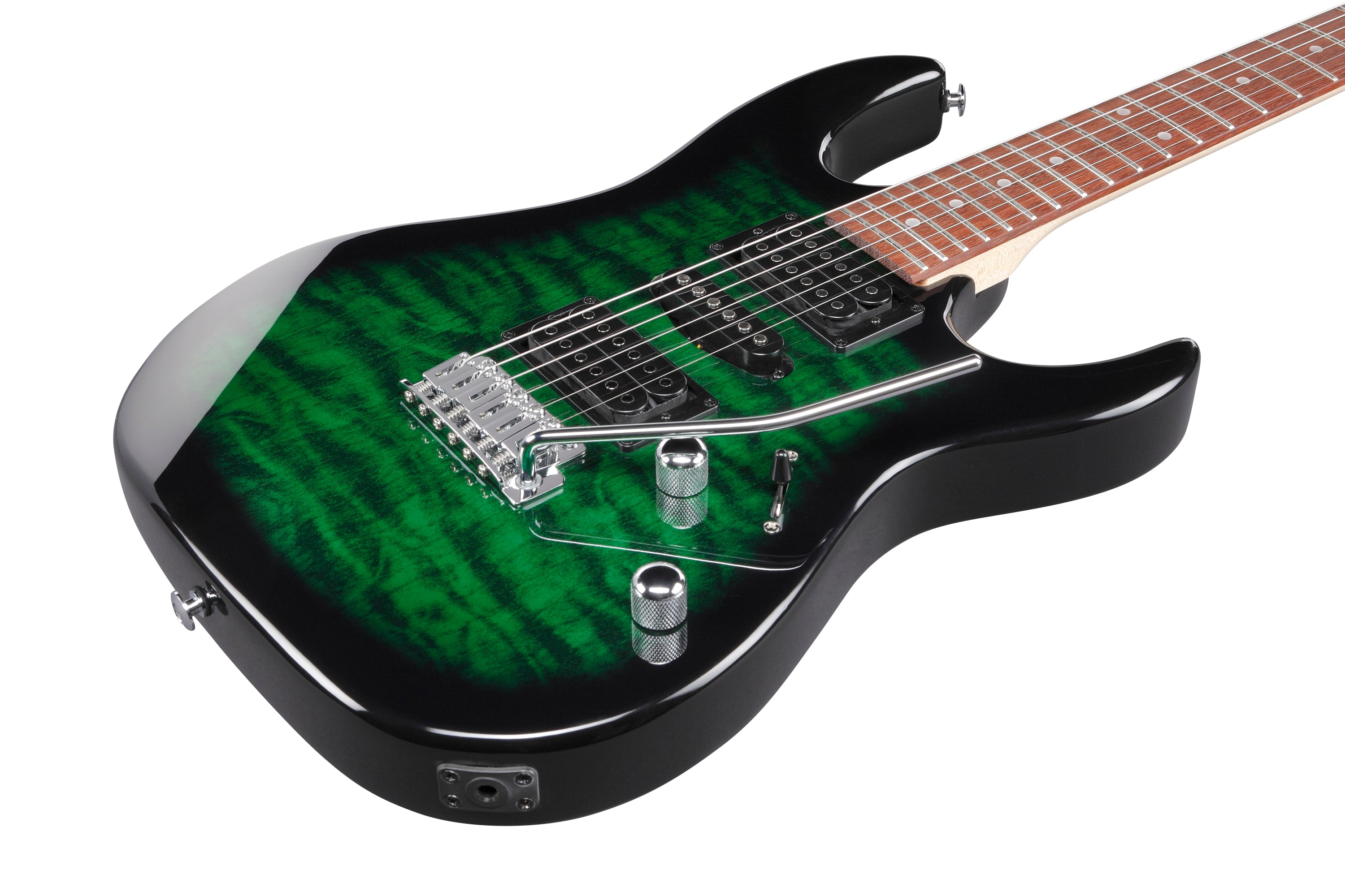 Ibanez Electric Guitar - GIO RX 6str Electric Guitar - Transparent Emerald Burst - GRX70QATEB