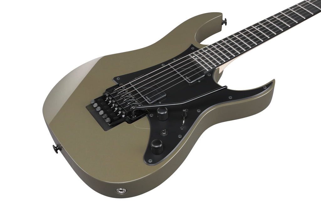Ibanez Electric Guitar - RG Prestige 6str Electric Guitar w/Case - Khaki Metallic - RGR5130KM