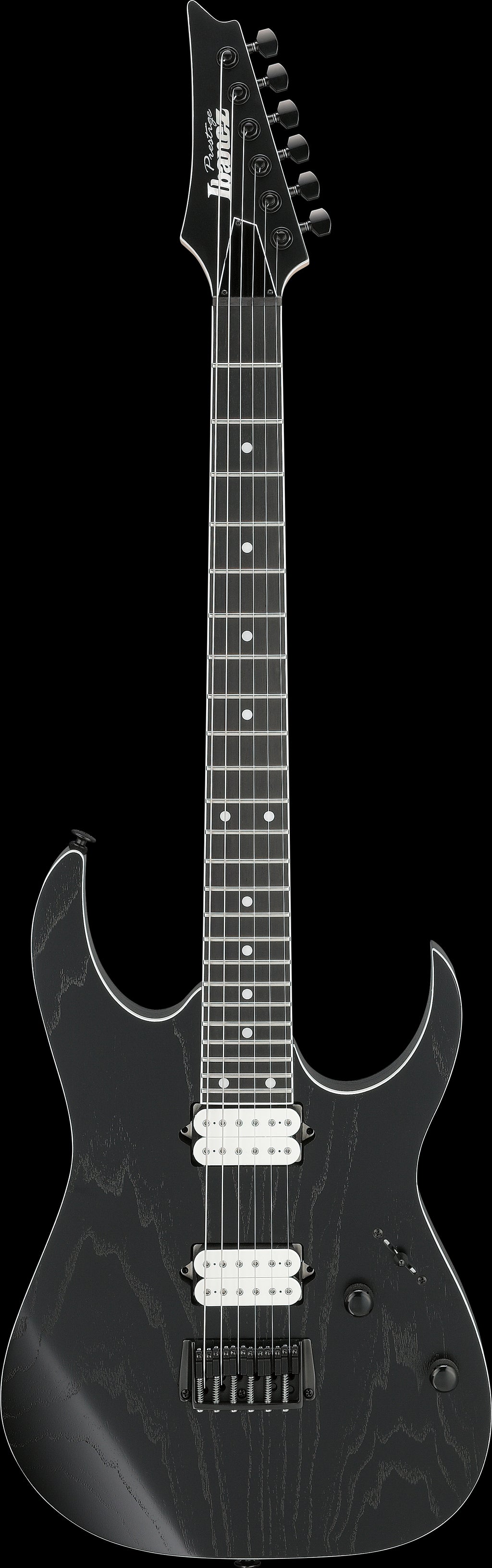 Ibanez Electric Guitar - RG Prestige 6str Electric Guitar w/Case - Weathered Black - RGR652AHBFWK