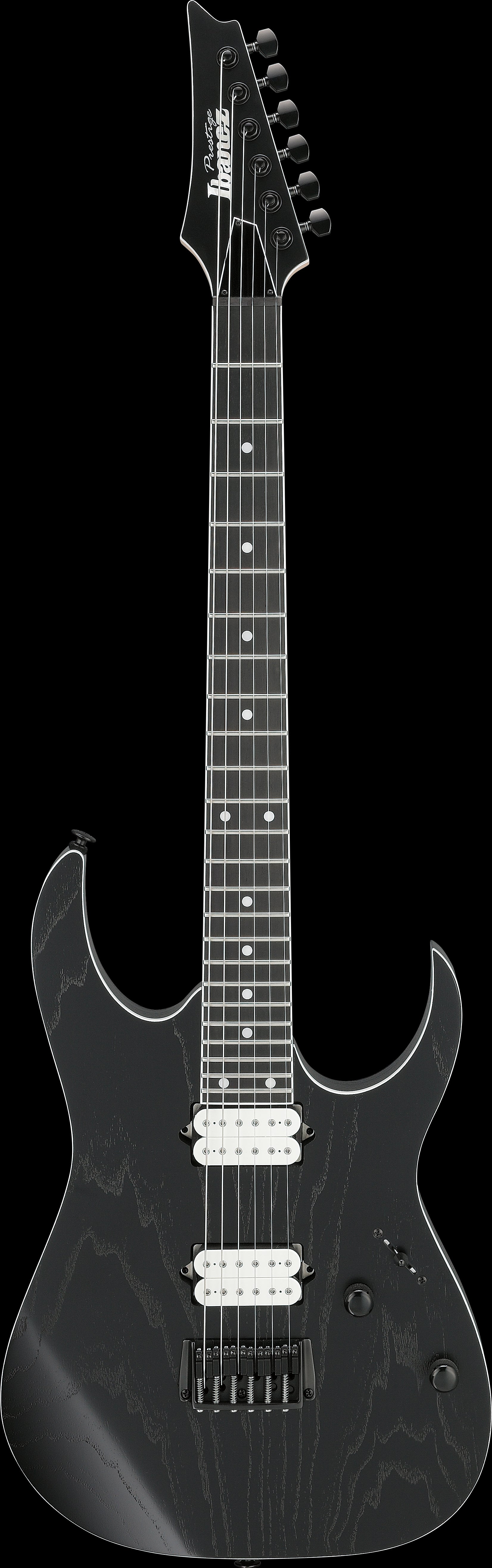Ibanez Electric Guitar - RG Prestige 6str Electric Guitar w/Case - Weathered Black - RGR652AHBFWK