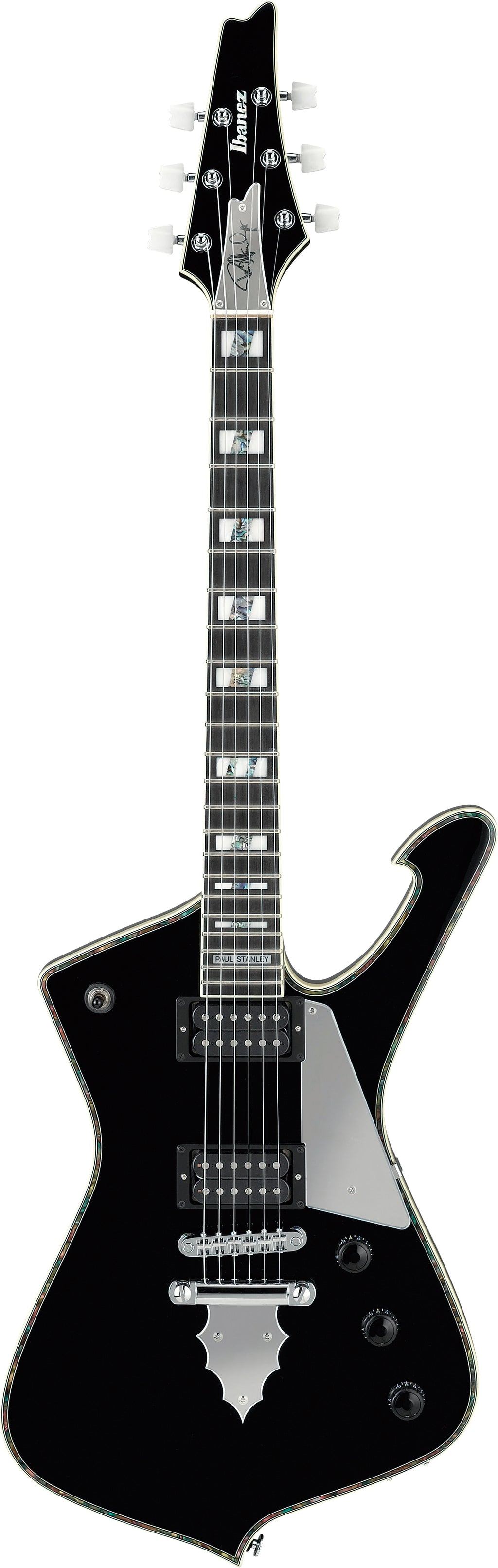 Ibanez Electric Guitar - Paul Stanley Signature 6str Electric Guitar w/Case - Black - PS10BK