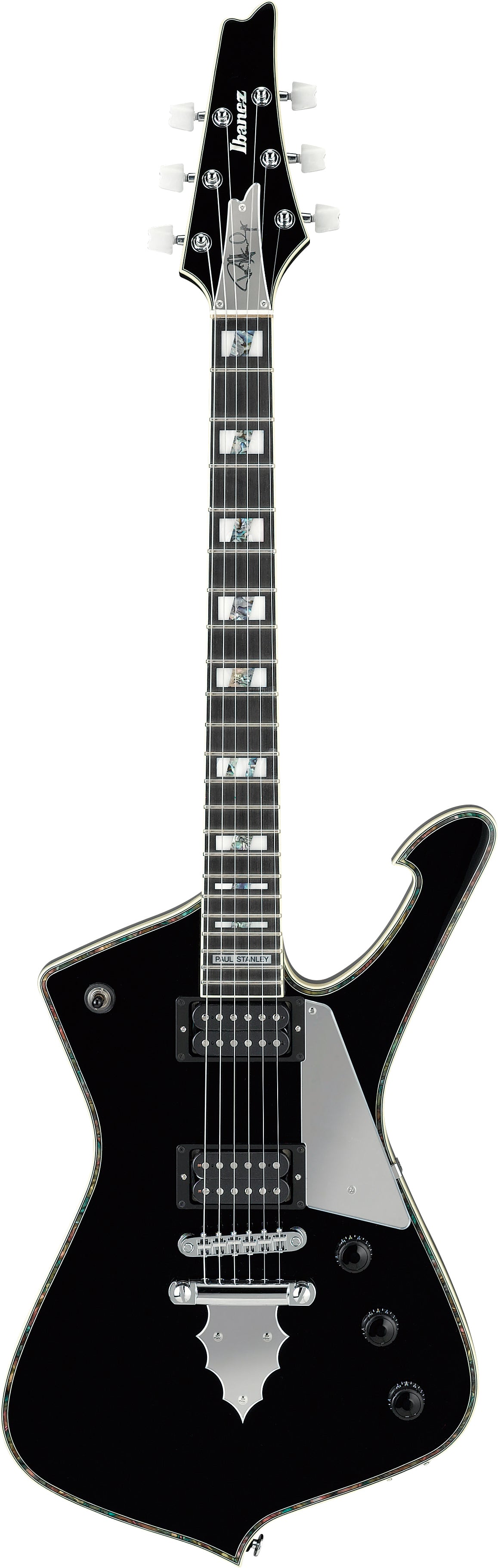 Ibanez Electric Guitar - Paul Stanley Signature 6str Electric Guitar w/Case - Black - PS10BK