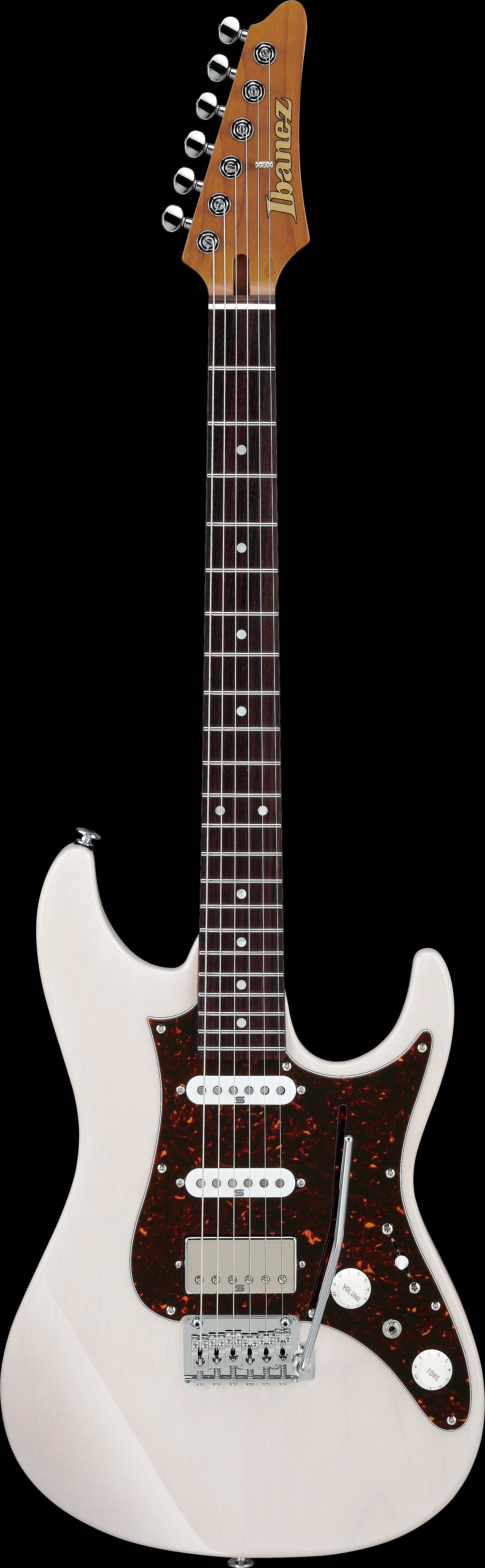 Ibanez Electric Guitar - AZ Prestige 6str Electric Guitar w/Case - Antique White Blonde - AZ2204NAWD