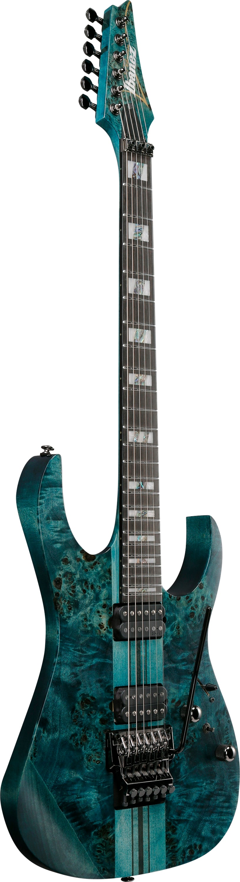 Ibanez Electric Guitar - RG Premium 6str Electric Guitar w/ Bag - Cosmic Blue Low Gloss - RGT1220PBKCOL