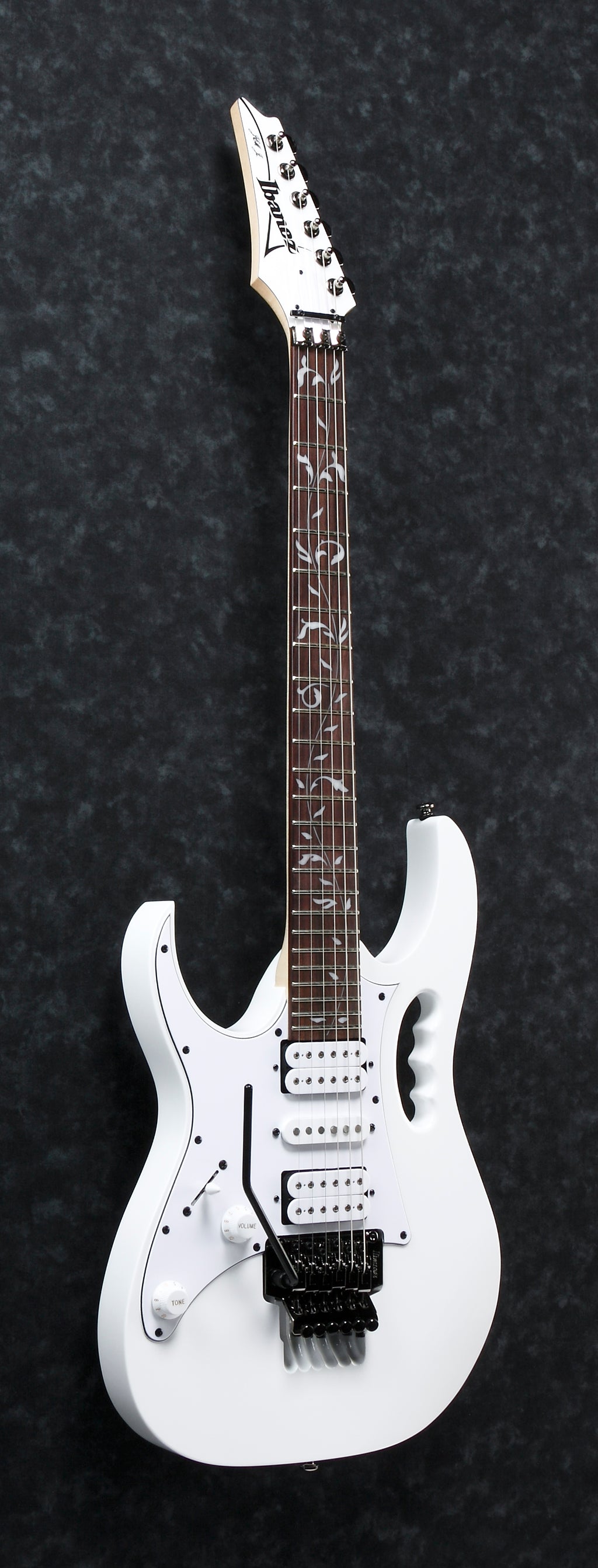 Ibanez Electric Guitar - Steve Vai Signature 6str Electric Guitar - Left Handed - White - JEMJRLWH