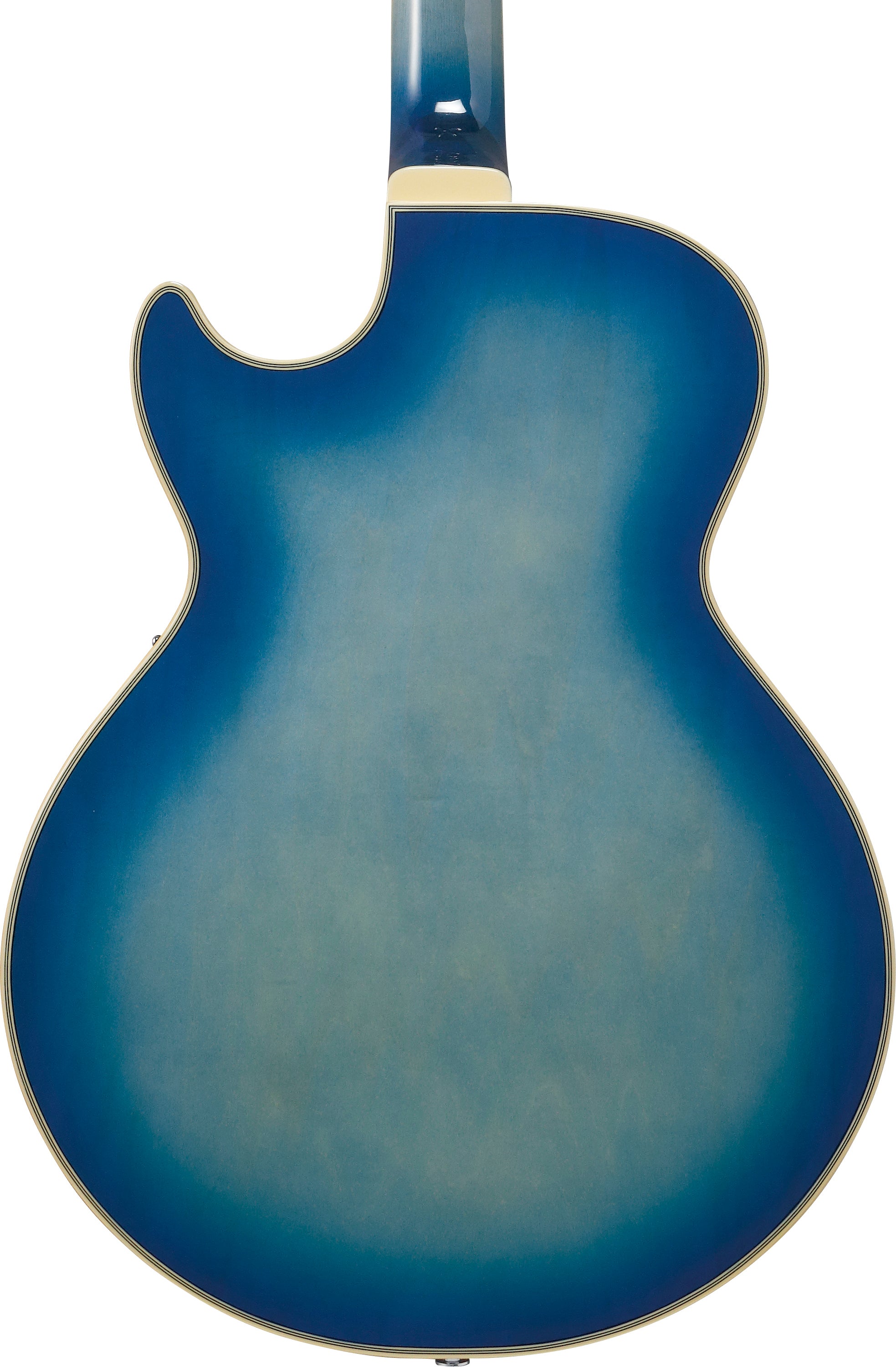 Ibanez Electric Guitar - George Benson Signature 6str Hollow Body Electric Guitar - Jet Blue Burst - GB10EMJBB