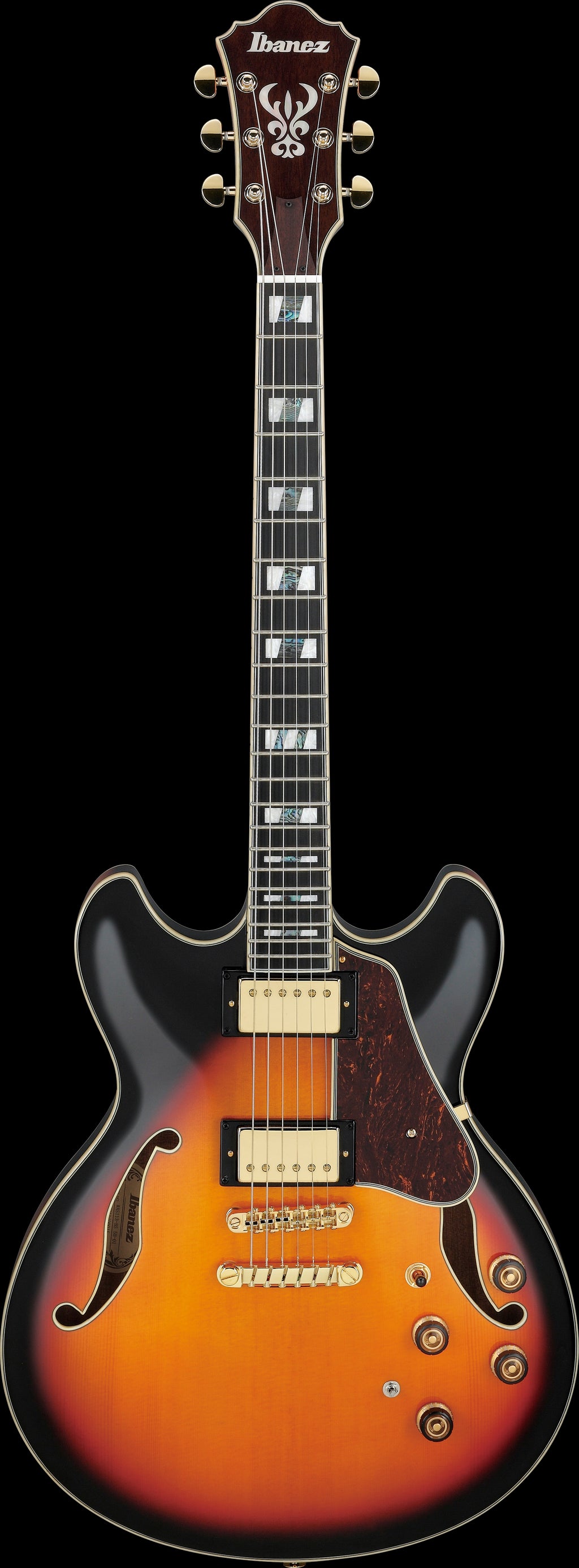 Ibanez Electric Guitar - AS Artstar Semi-hollow Electric Guitar - Brown Sunburst - AS113BS