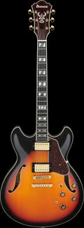 Ibanez Electric Guitar - AS Artstar Semi-hollow Electric Guitar - Brown Sunburst - AS113BS