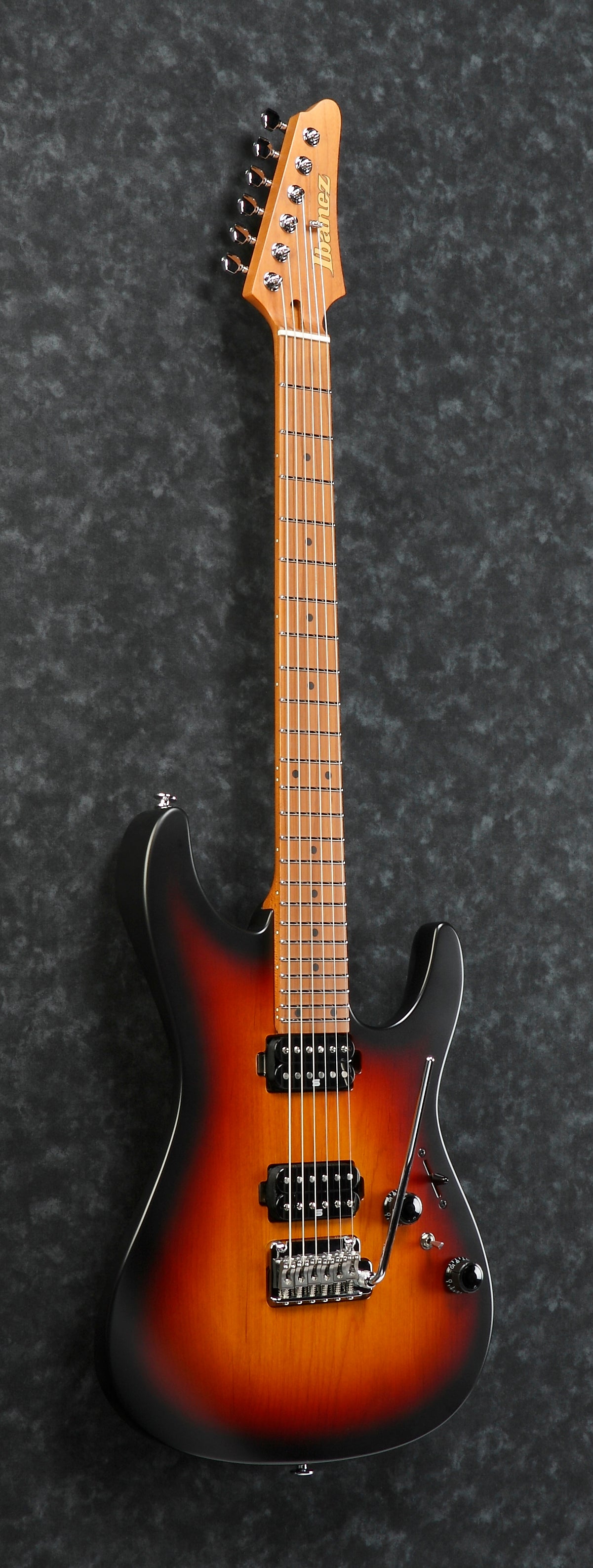 Ibanez Electric Guitar - AZ Prestige 6str Electric Guitar w/Case  - Tri Fade Burst Flat - AZ2402TFF