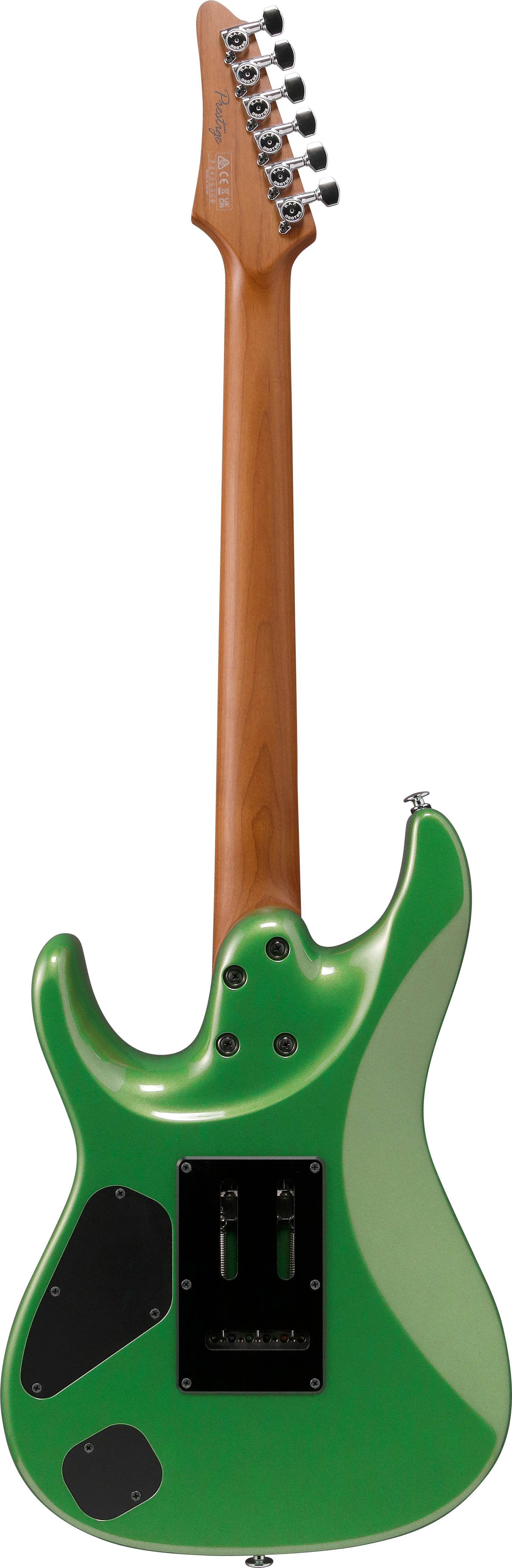 Ibanez Electric Guitar - AZ Prestige 6str Electric Guitar w/Case - Apple Green Metallic - AZ2402AGM