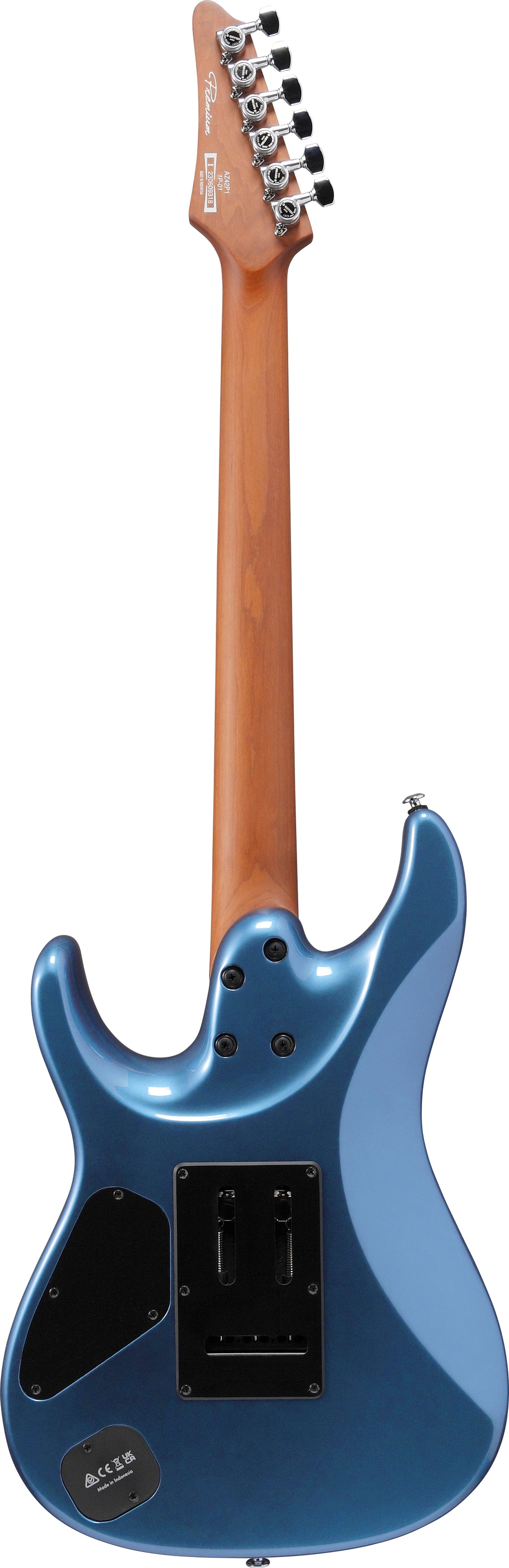 Ibanez Electric Guitar - AZ Premium 6str Electric Guitar - Prussian Blue Metallic - AZ42P1PBE