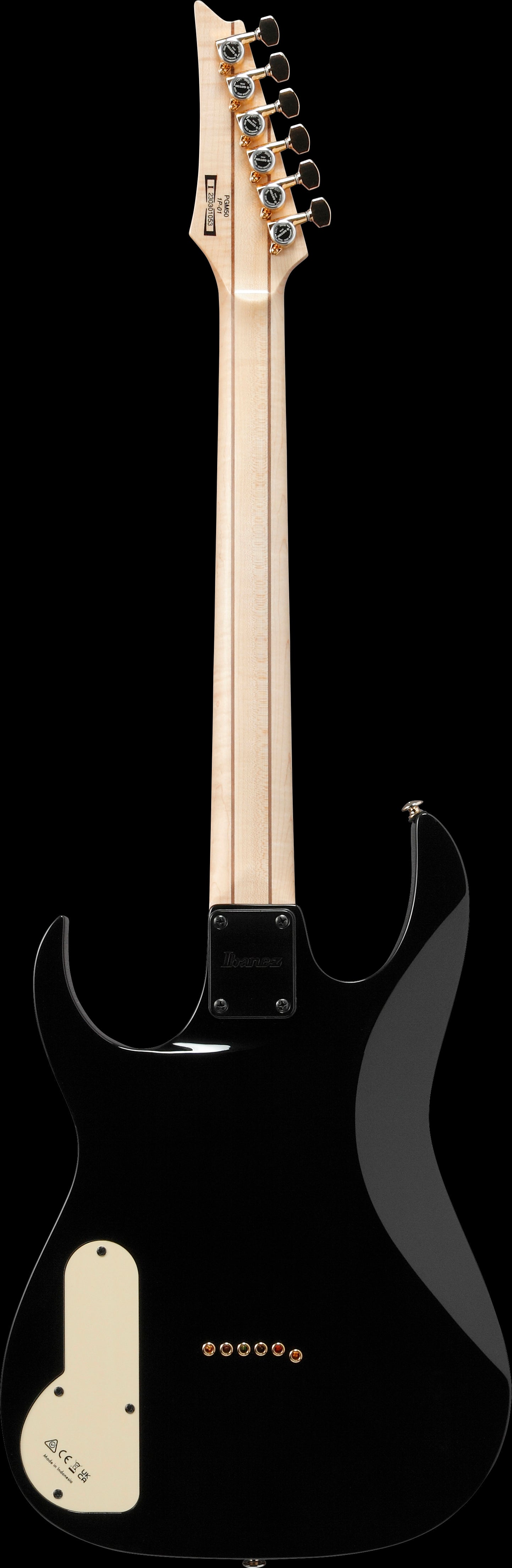 Ibanez Electric Guitar - Paul Gilbert Signature 6str Electric Guitar w/Bag -Black - PGM50BK