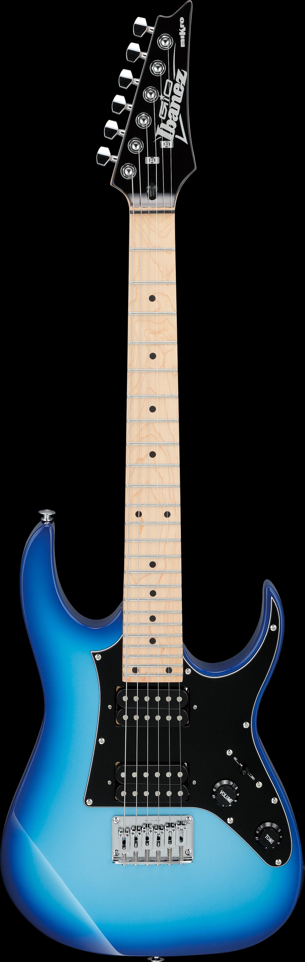 Ibanez Electric Guitar - GIO RG miKro 6str Electric Guitar - Blue Burst - GRGM21MBLT