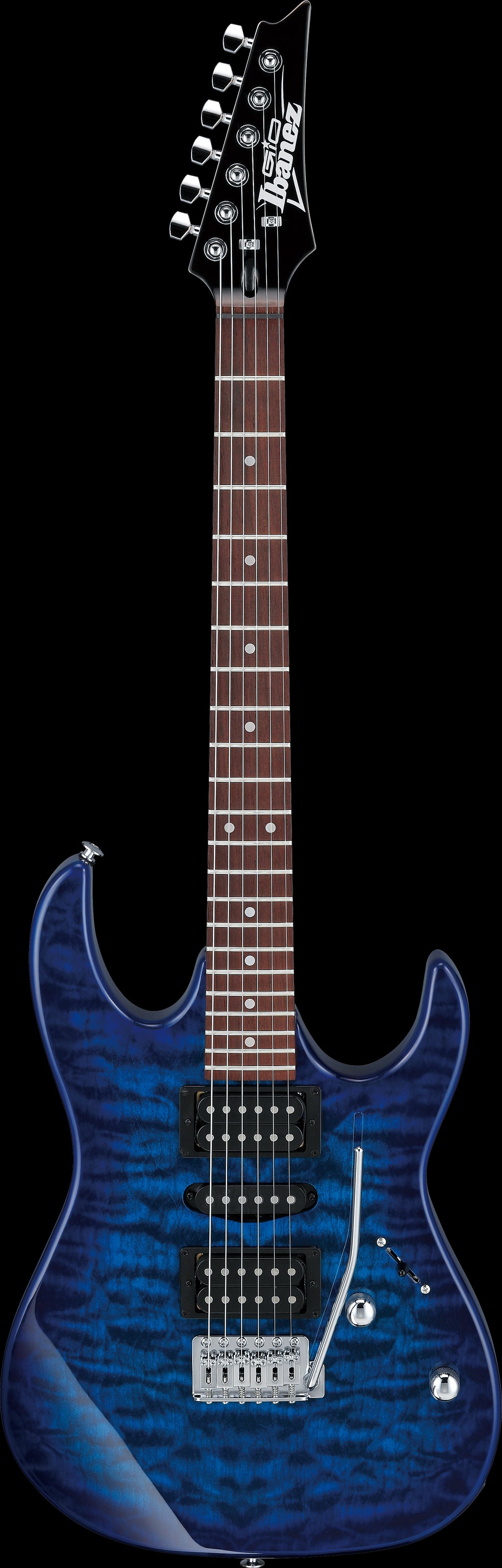 Ibanez Electric Guitar - GIO RX 6str Electric Guitar - Transparent Blue Burst - GRX70QATBB