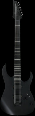 Ibanez Electric Guitar - RG Iron Label 6str Electric Guitar - Black Flat - RGRTBB21BKF