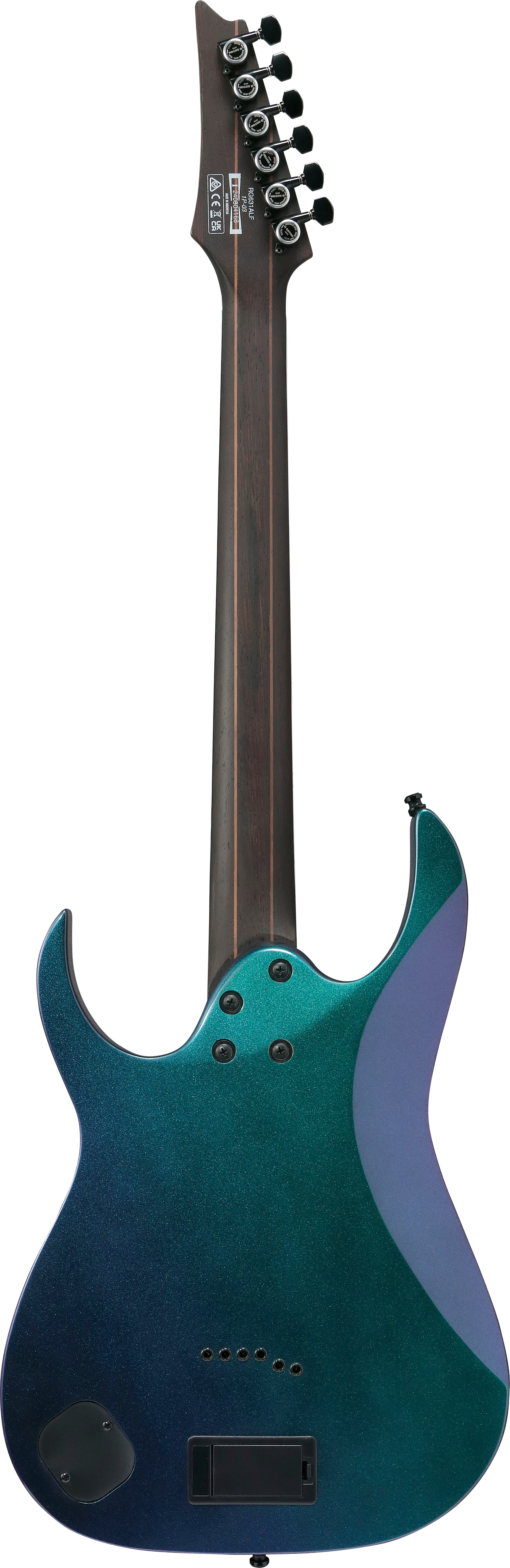 Ibanez Electric Guitar - RG 6str Electric Guitar - Blue Chameleon - RG631ALFBCM
