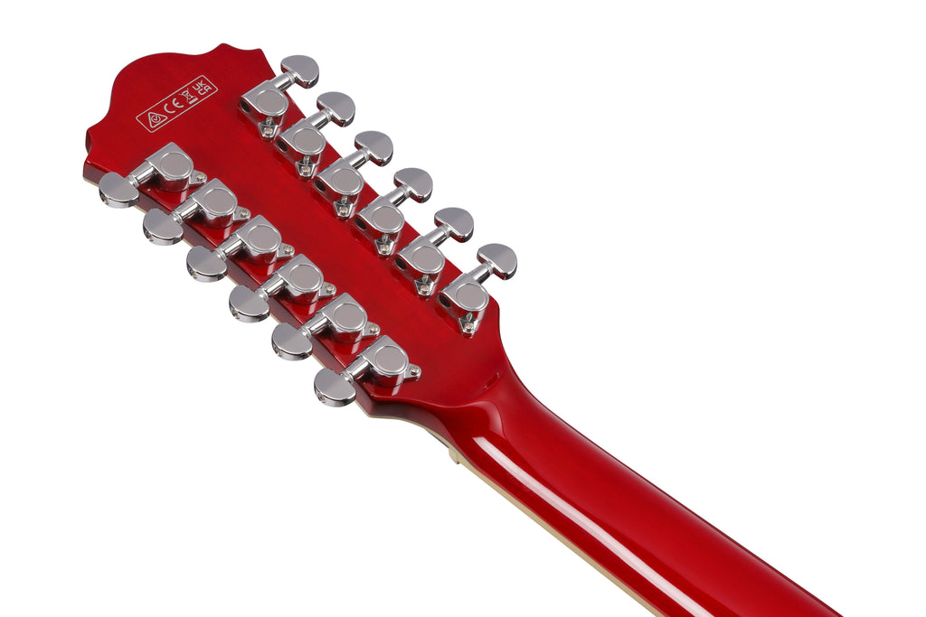 Ibanez Electric Guitar - AS Artcore 12str Electric Guitar  - Transparent Cherry Red - AS7312TCD