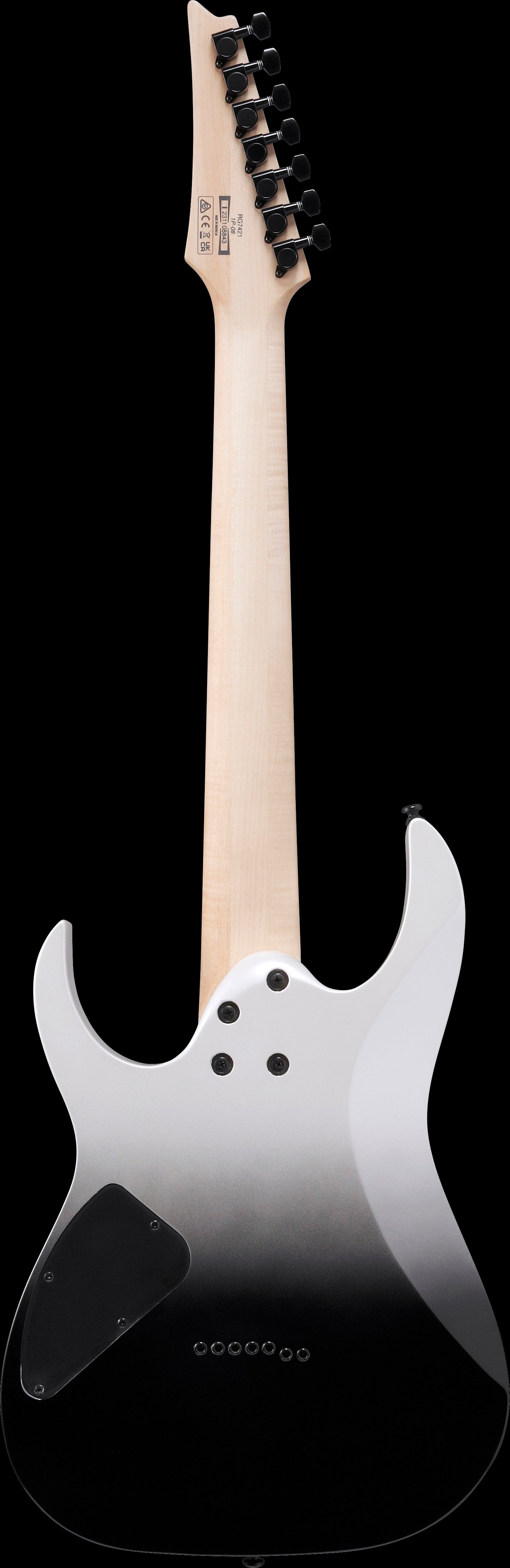 Ibanez Electric Guitar - RG Standard 7str Electric Guitar - Pearl Black Fade Metallic - RG7421PFM