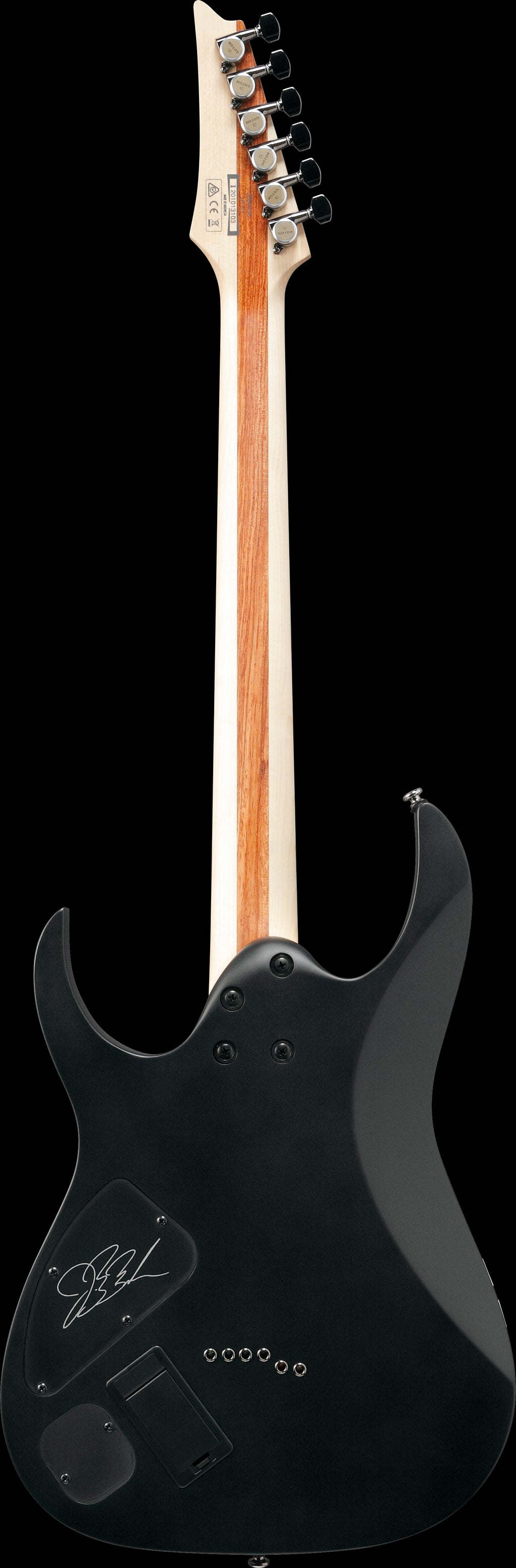 Ibanez Electric Guitar - Jake Bowen Signature 6str Electric Guitar - Black Flat - JBBM30BKF