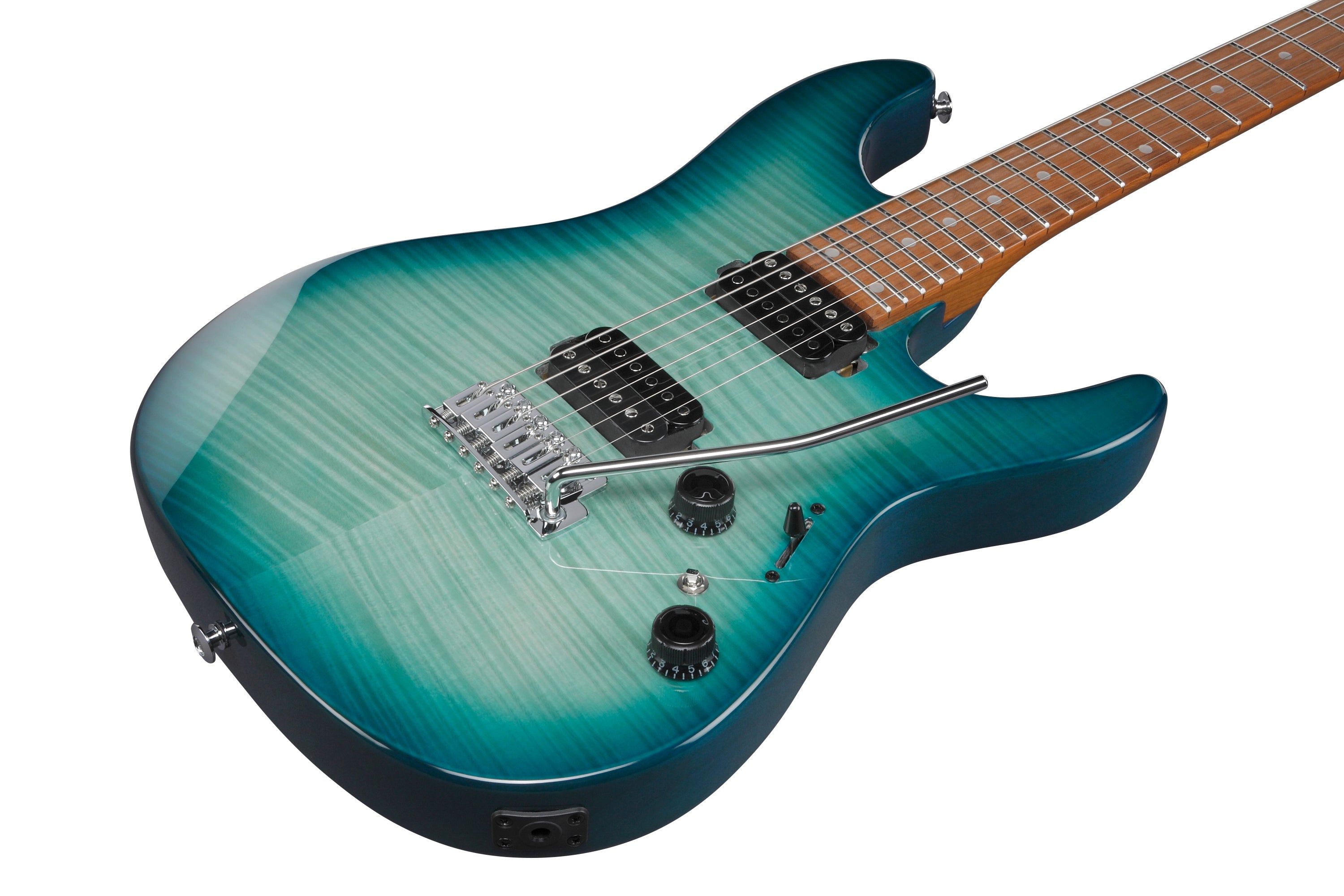 Ibanez Electric Guitar - AZ Standard 6str Electric Guitar - Transparent Turquoise Burst - AZ24S1FTXB
