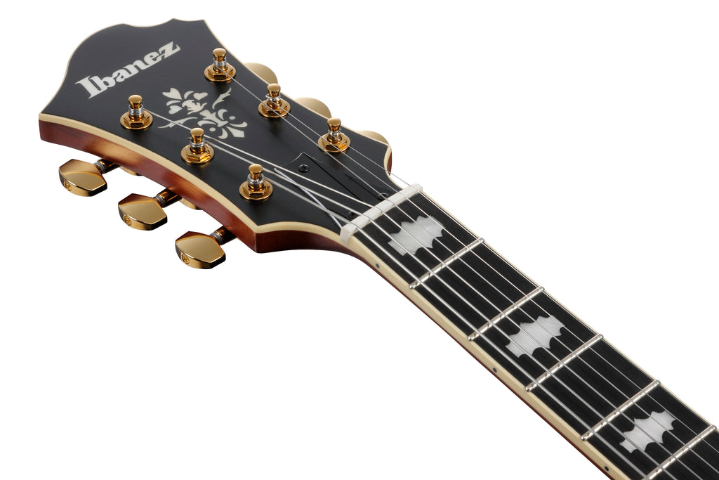 Ibanez Electric Guitar - Pat Metheny Signature 6str Electric Guitar w/Case - Natural Amber Low Gloss - PM3CNAL